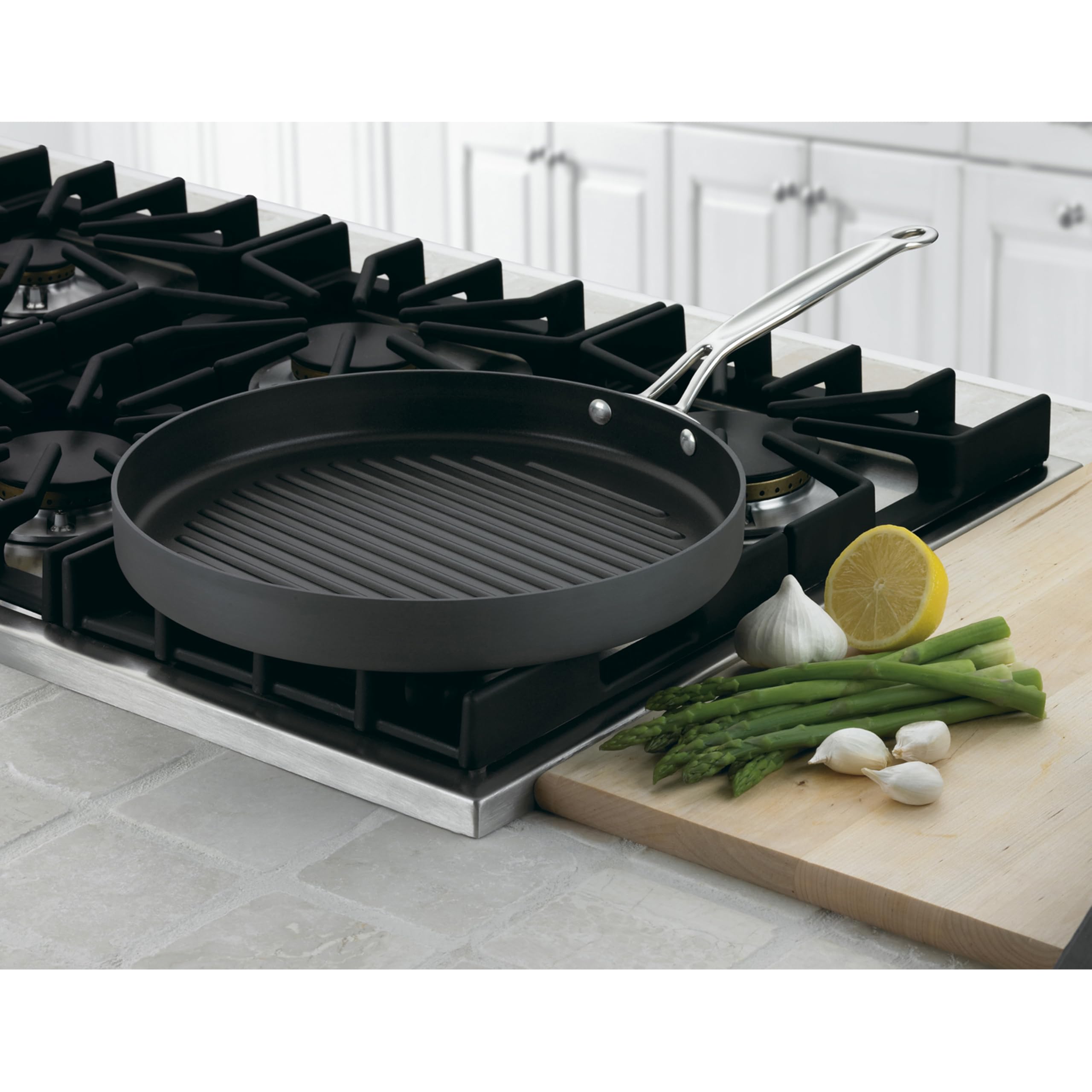 cuisinart-chef-s-classic-12-nonstick-hard-anodized-round-grill-pan-630c-30 image 2