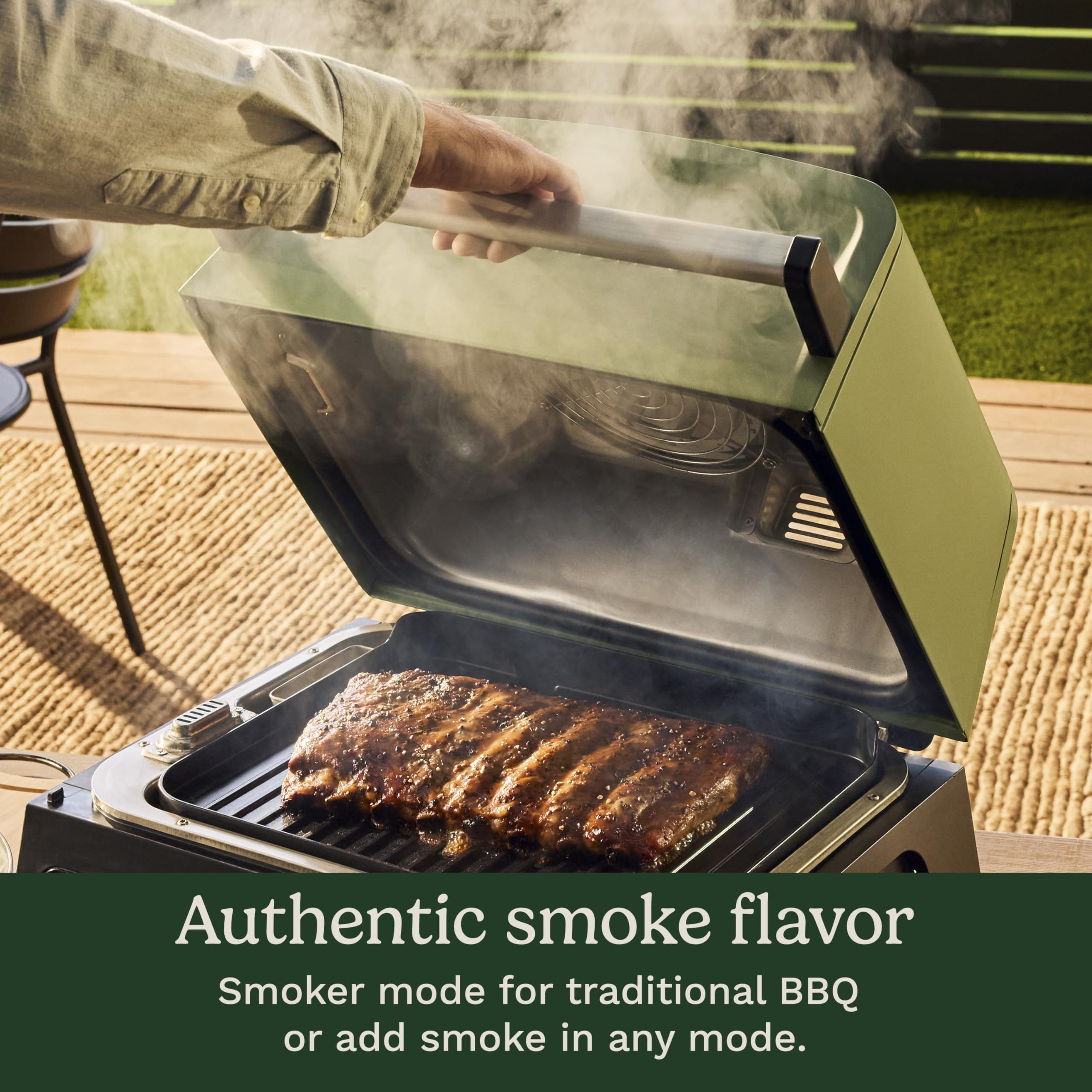cuisinart-flavorboost-8-in-1-outdoor-electric-bbq-grill-portable-smoker-with-air image 3