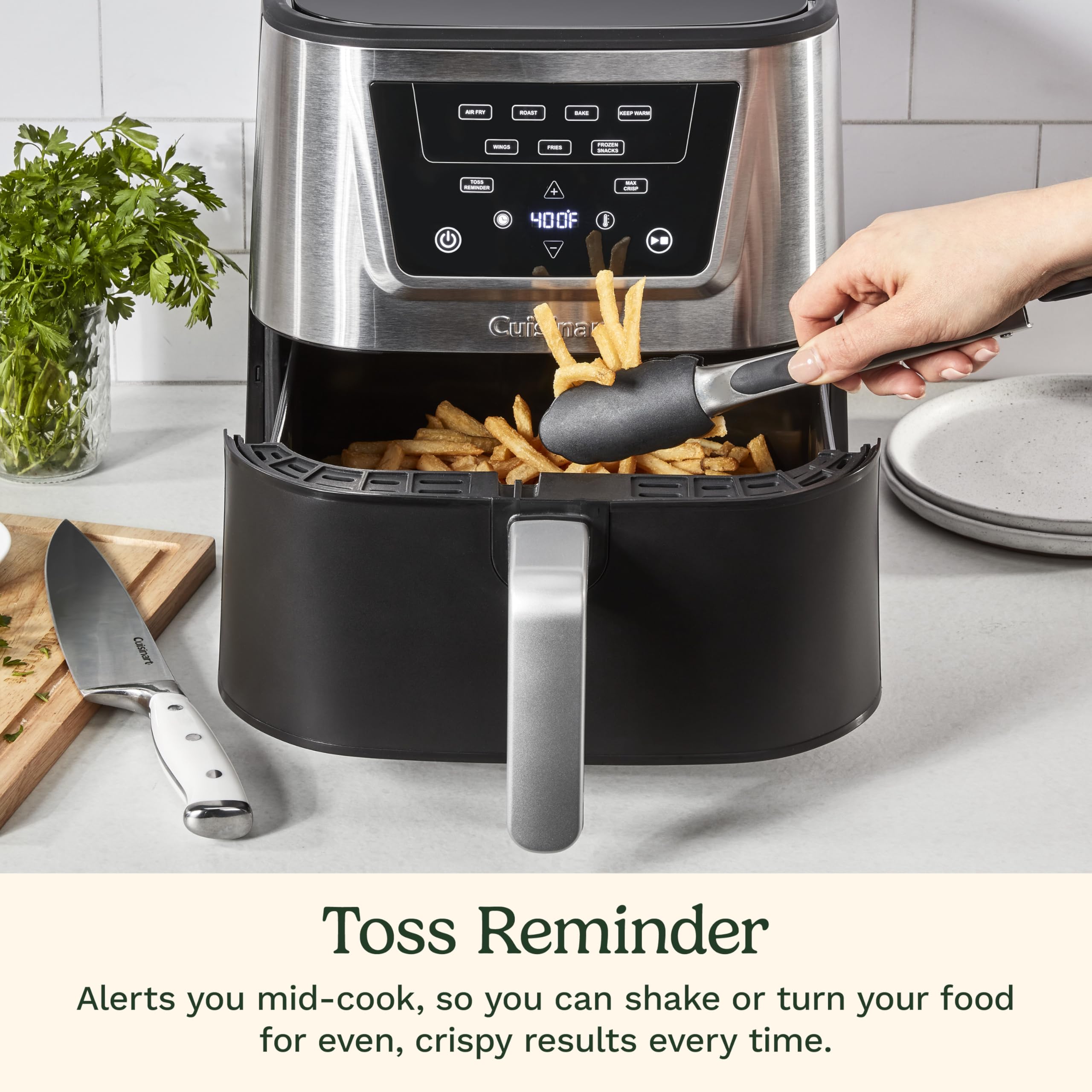 cuisinart-air-fryer-large-6-quart-basket-with-4-cooking-functions-3-presets-pfas image 6