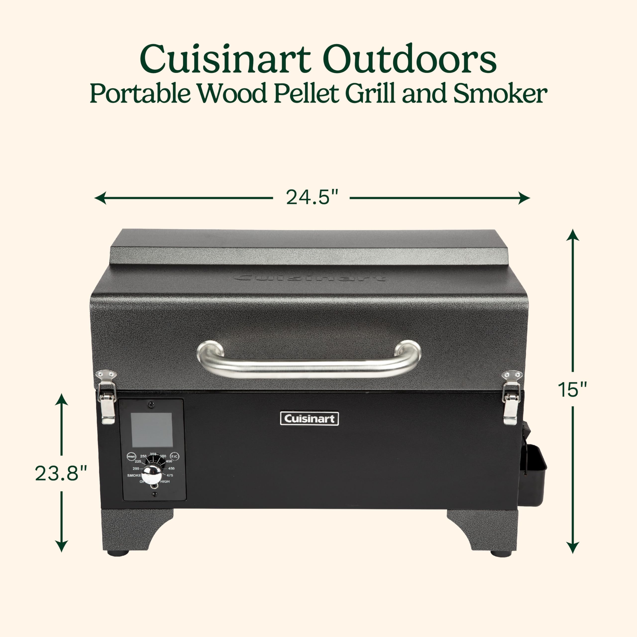 cuisinart-8-in-1-portable-wood-pellet-grill-and-smoker-compact-for-rv-tailgates- image 3
