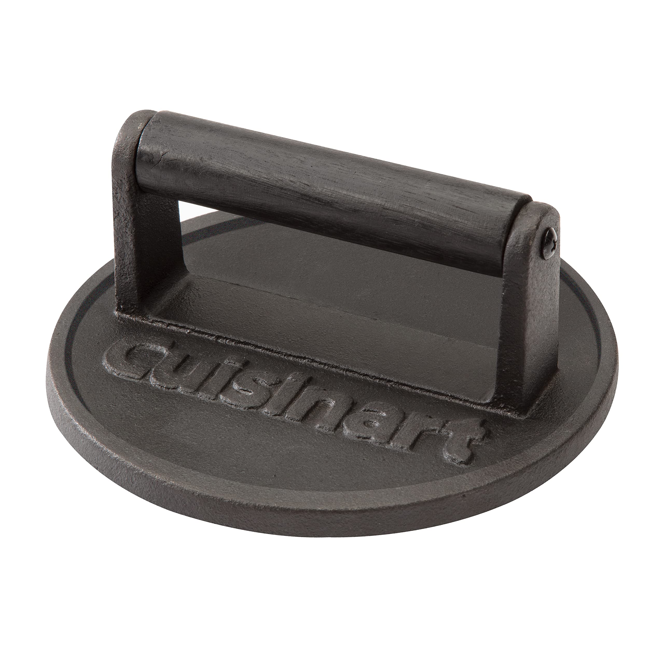 cuisinart-6-5-cast-iron-smashed-burger-press-heavy-duty-round-flat-edge-grill-pr image 1
