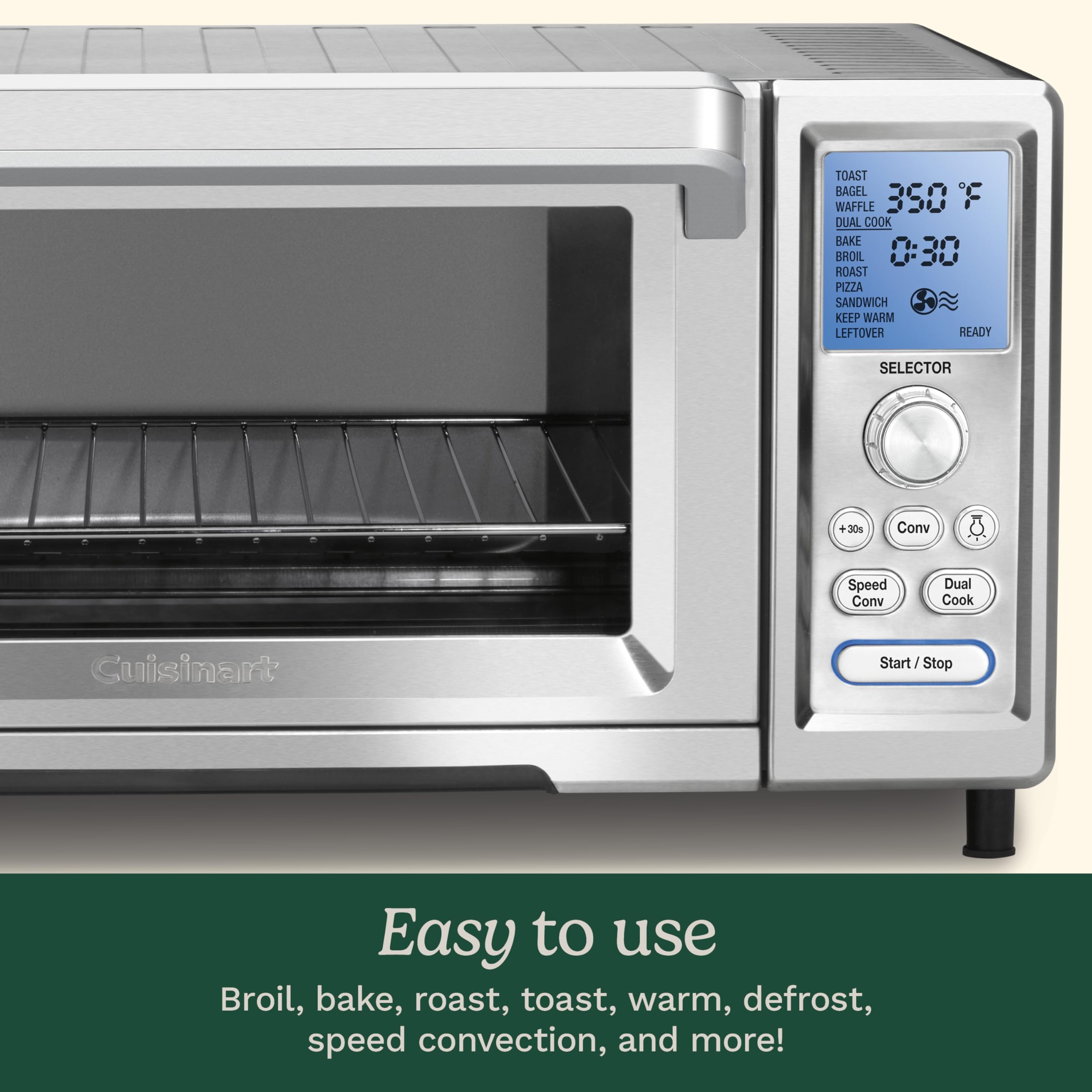 cuisinart-chef-s-convection-toaster-oven-1800-watt-15-cooking-functions-tob-260n image 6