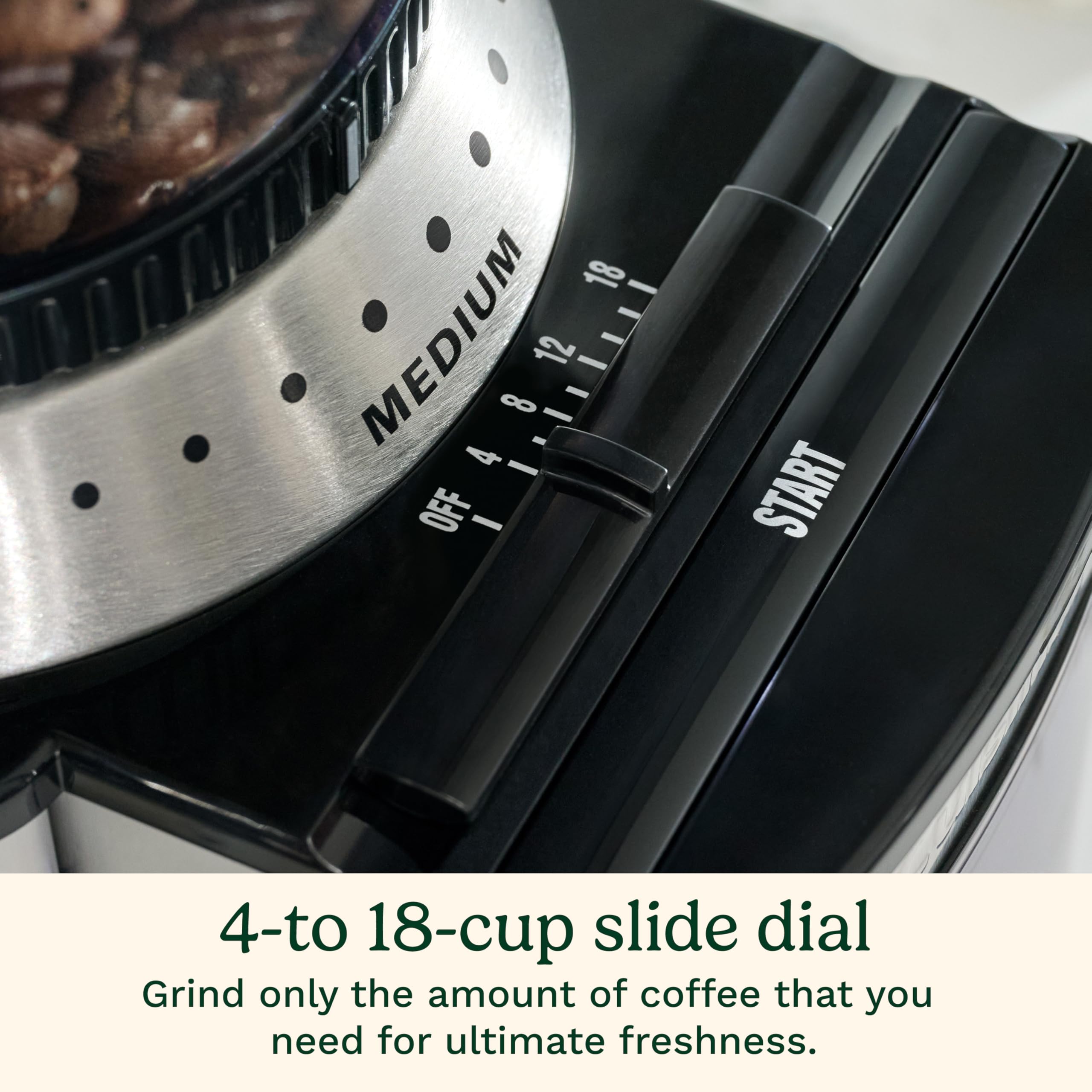 cuisinart-dbm-8p1-automatic-burr-coffee-grinder-18-position-grind-selector-black image 5