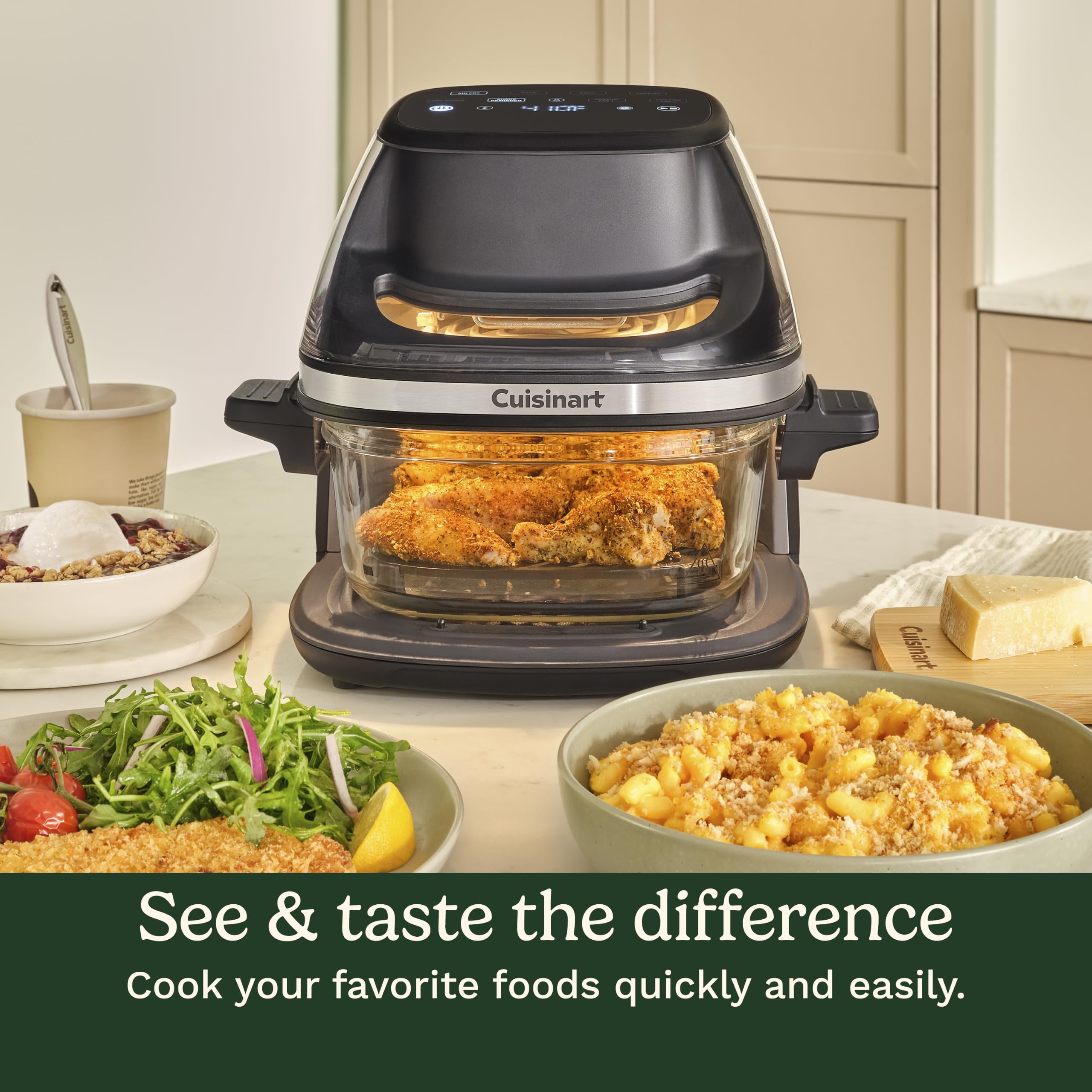 cuisinart-clearview-4-quart-glass-basket-air-fryer-afc-4-5-functions-2-presets-p image 2