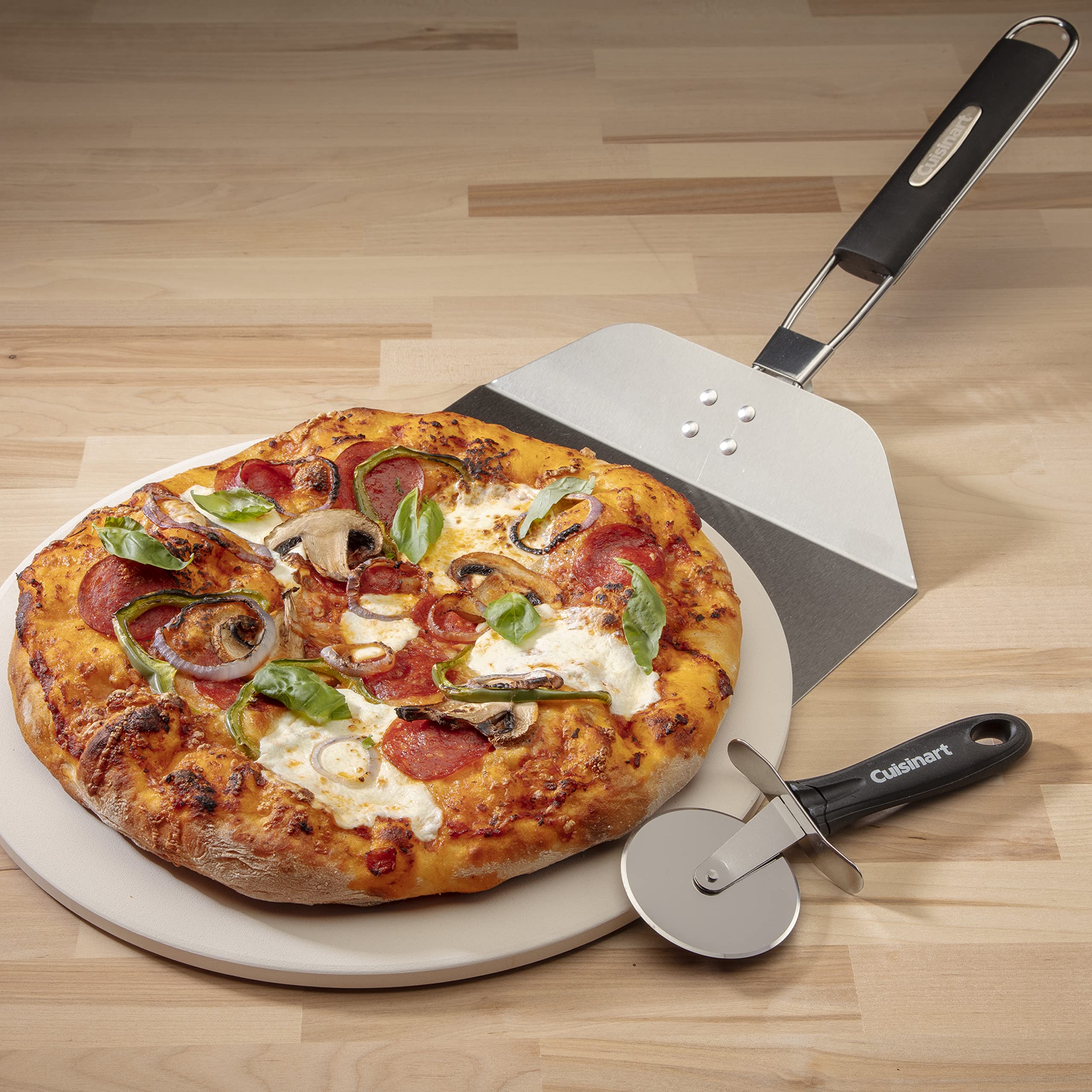 cuisinart-3-piece-pizza-grilling-pack-13-round-pizza-stone-for-grill-with-cutter image 6