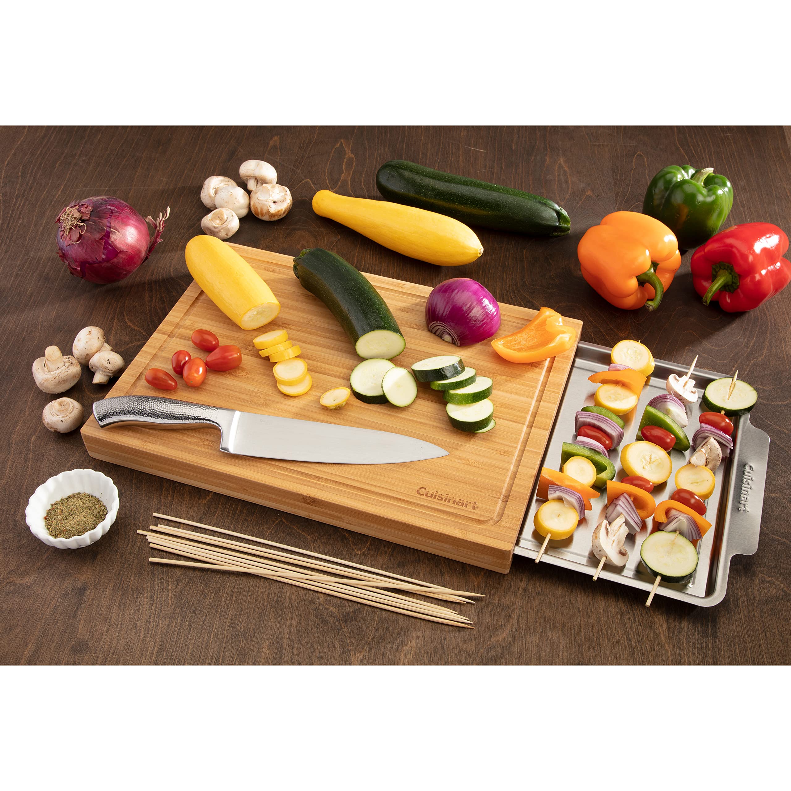 cuisinart-cpk-4884-bamboo-cutting-board-with-hidden-tray image 3
