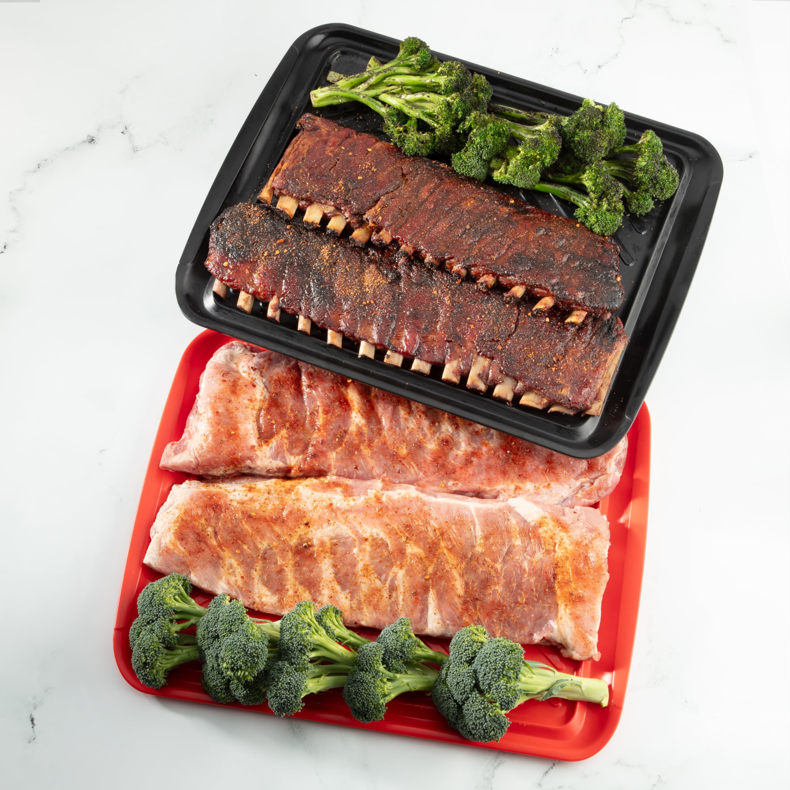 cuisinart-cpk-210-grilling-prep-and-serve-trays-large-18-x-14-5-red-and-black image 7