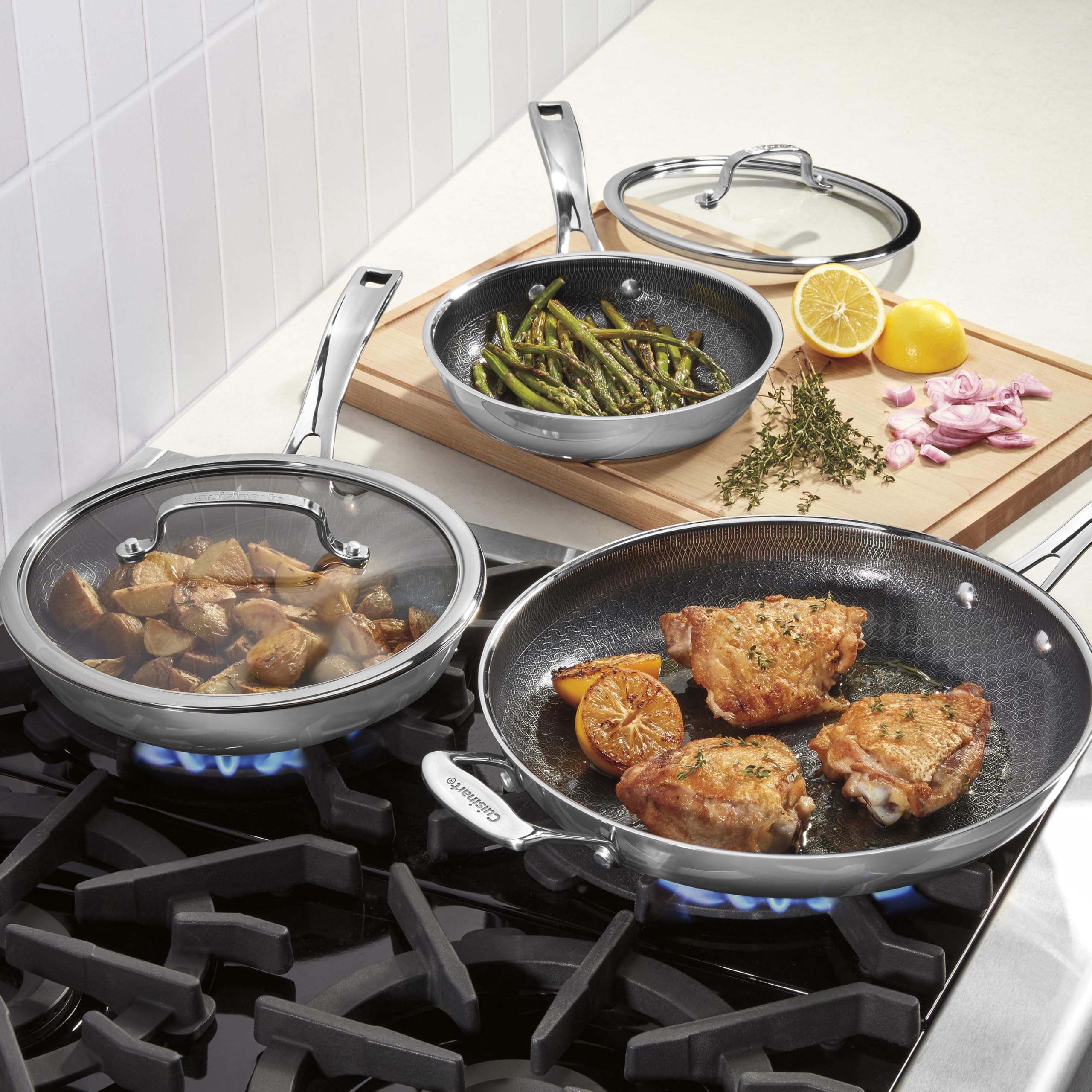 cuisinart-fusionplus-hybrid-stainless-steel-cookware-set-6-piece-8-10-12-skillet image 2