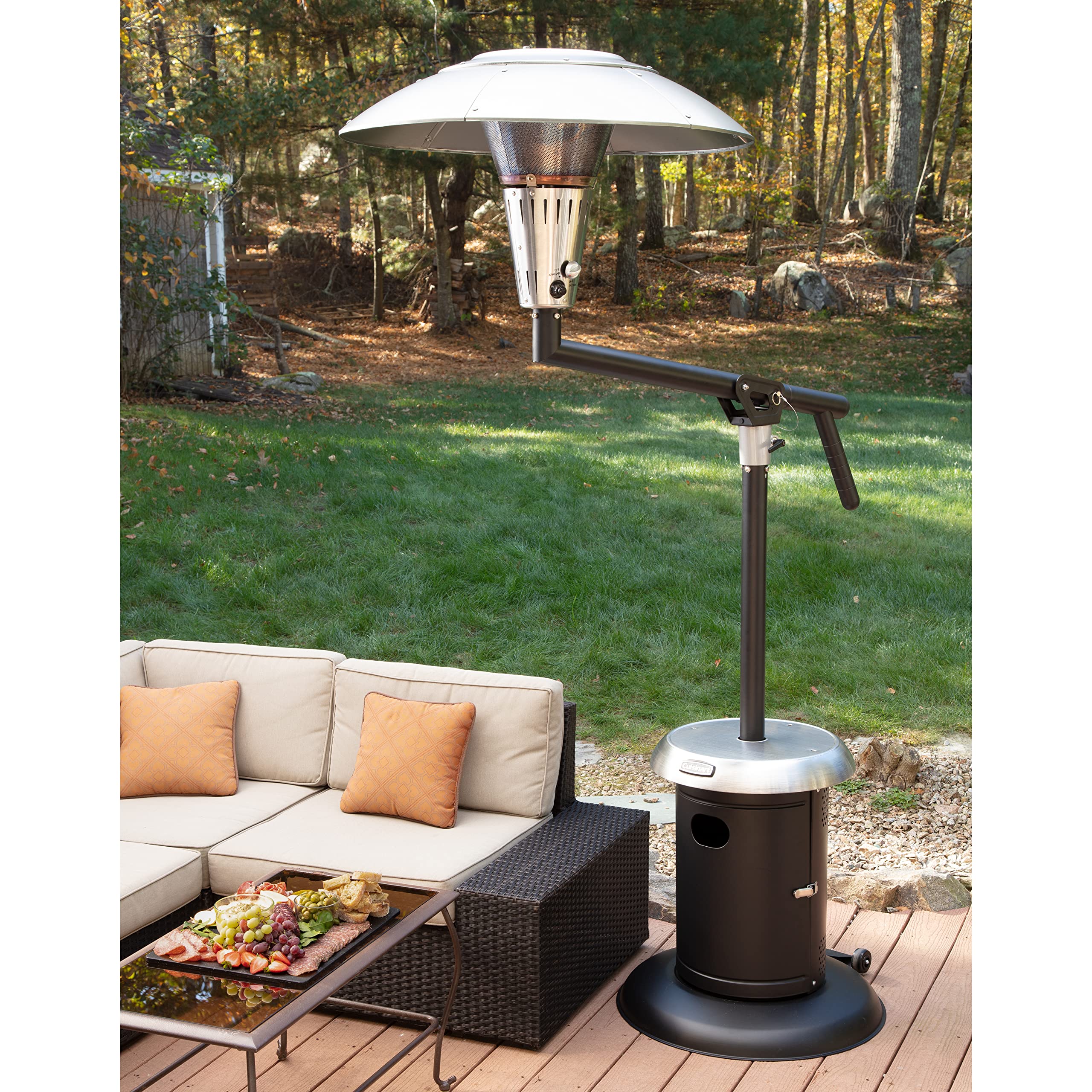 cuisinart-perfect-position-propane-patio-heater-38-200-btu-swivel-arm-outdoor-he image 6
