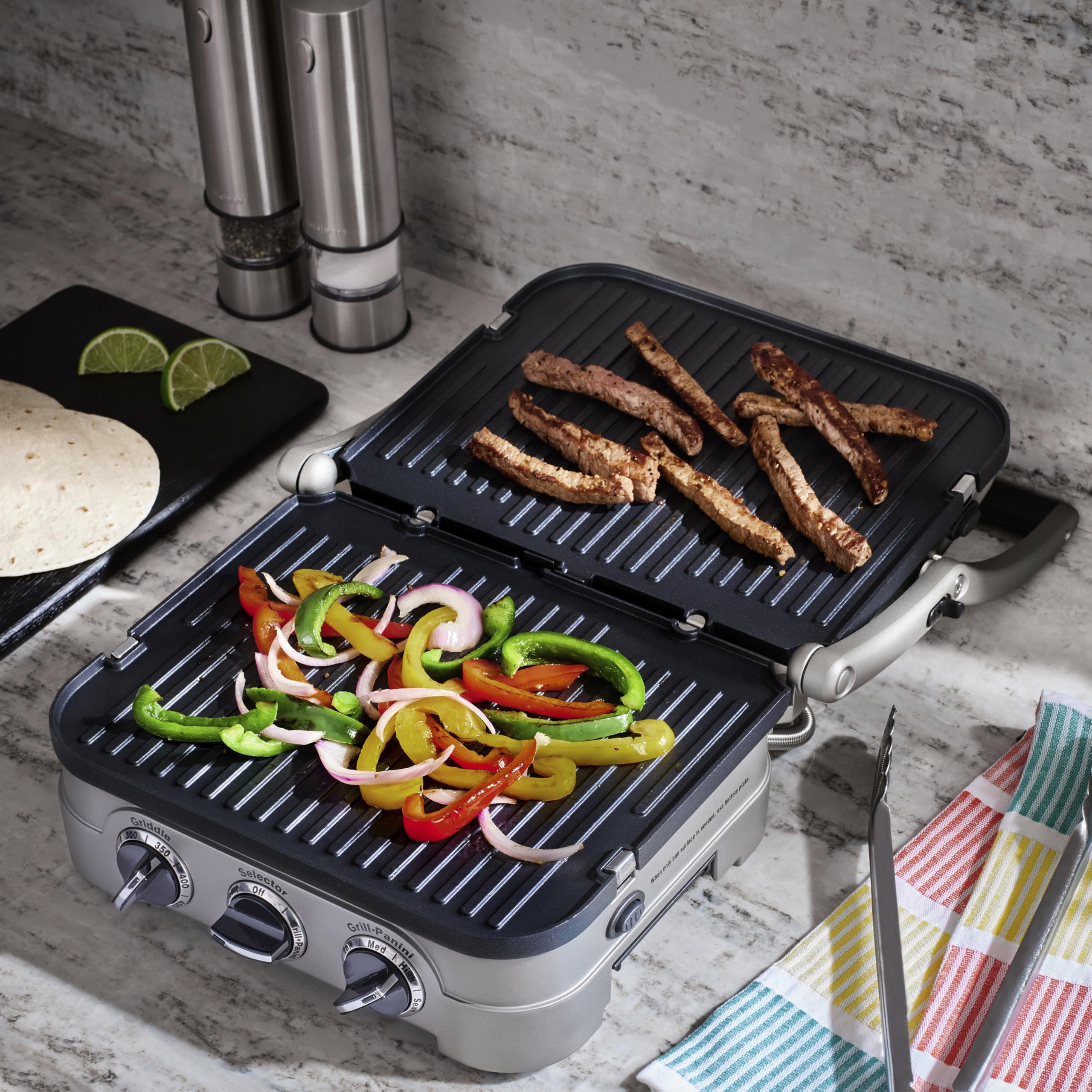 cuisinart-gr-4nnas-griddler-5-in-1-indoor-grill-panini-press-stainless-steel image 3