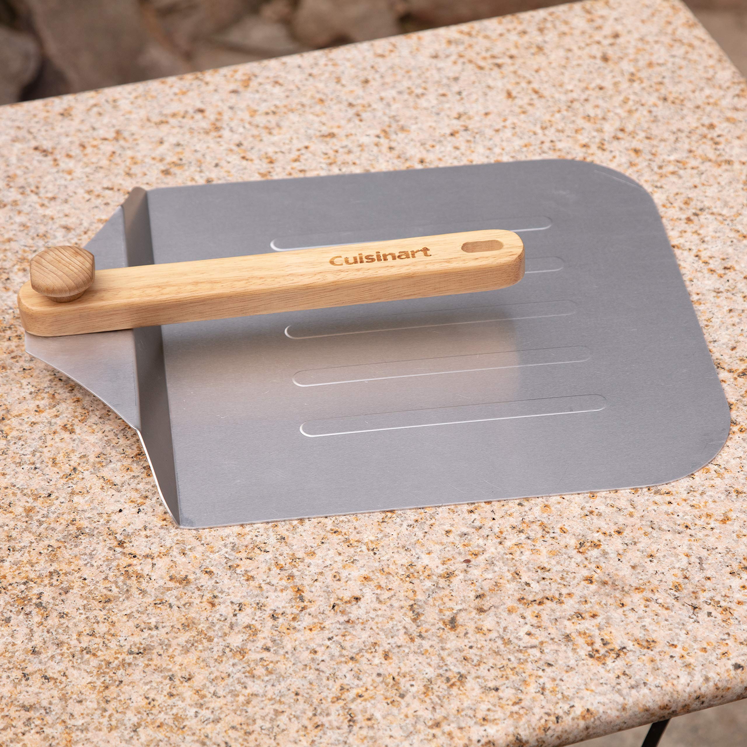cuisinart-12-aluminum-pizza-peel-with-folding-wooden-handle image 4
