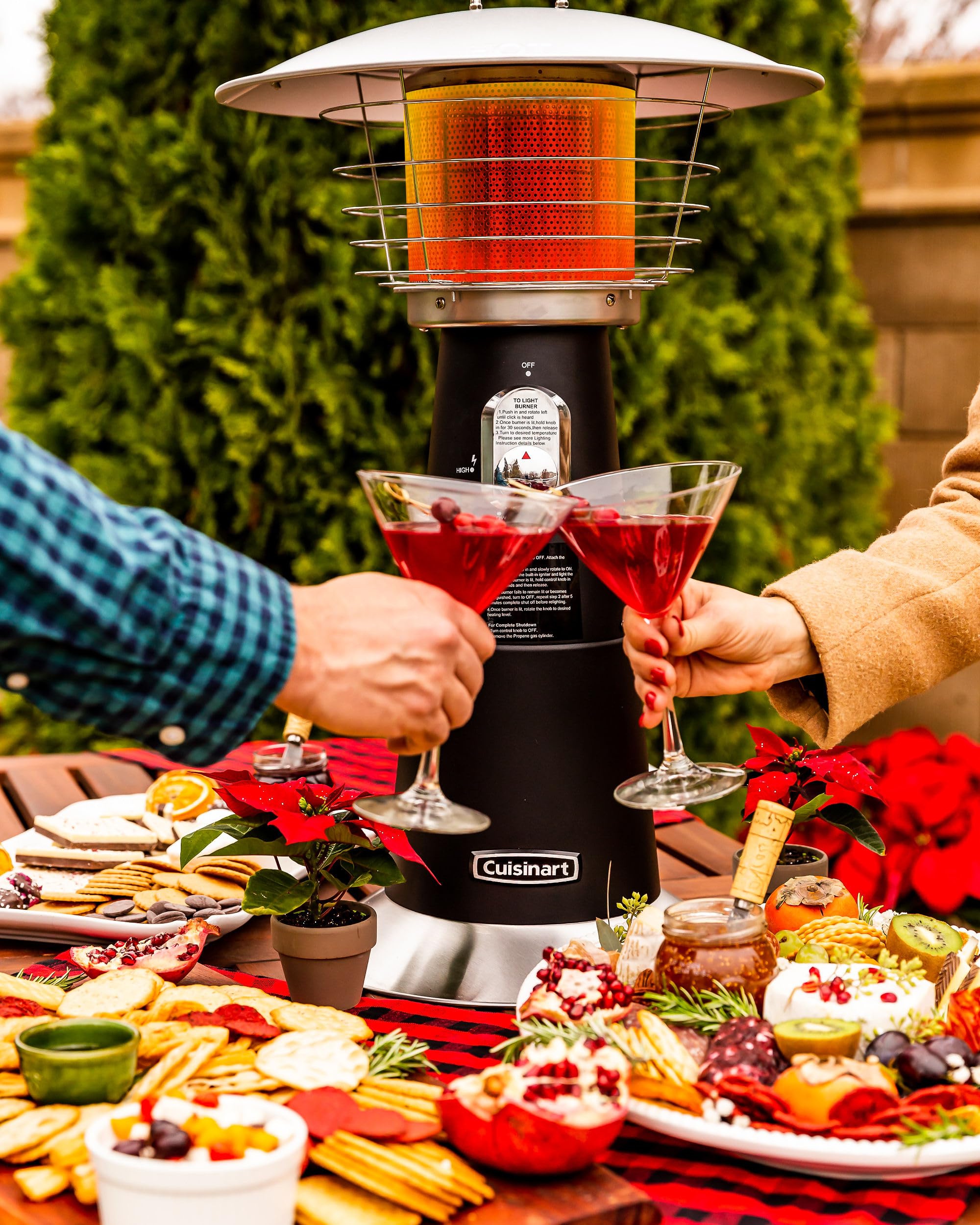 cuisinart-portable-tabletop-patio-heater-11-000-btu-black image 7
