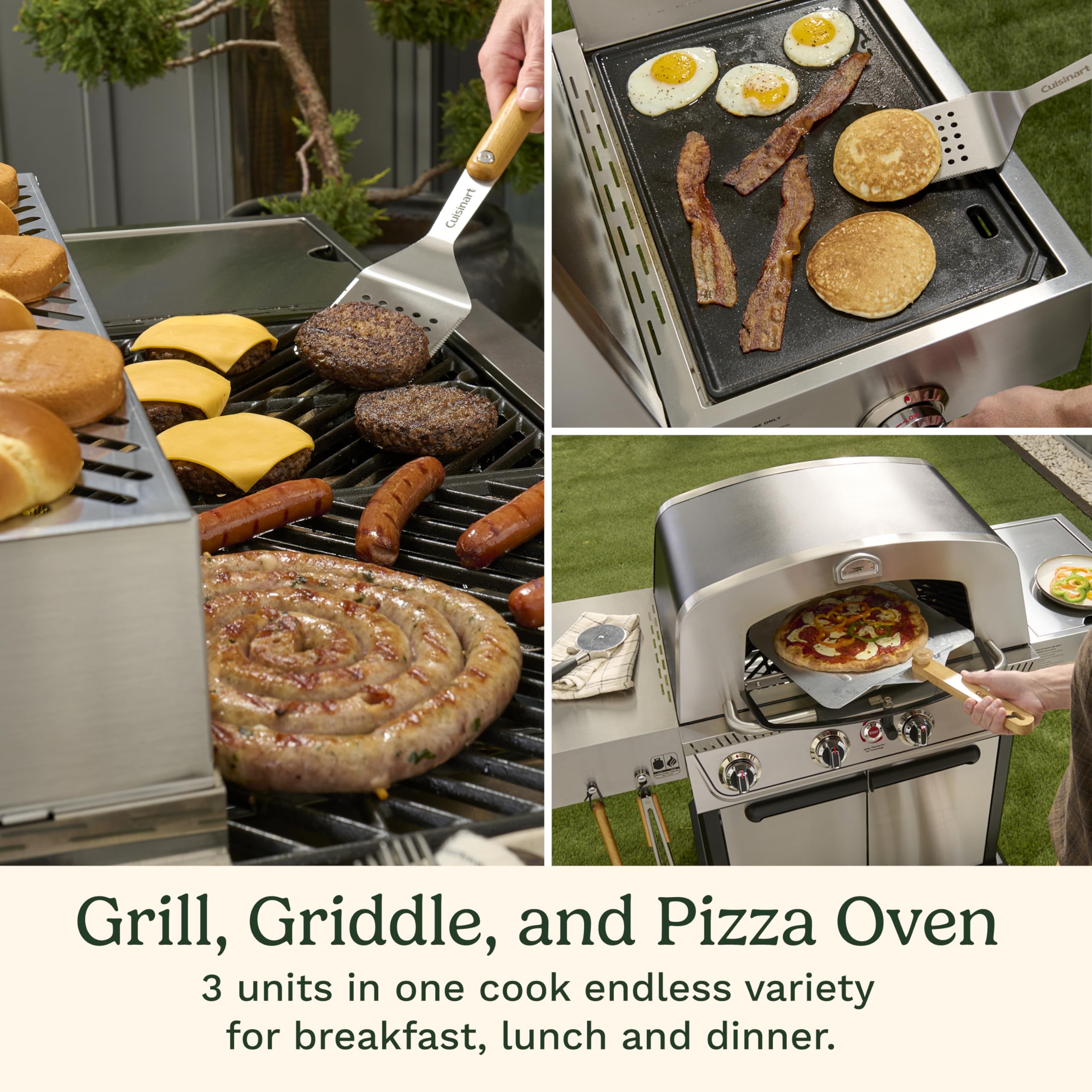 cuisinart-propel-4-burner-3-in-1-gas-grill-stainless-steel-with-griddle-pizza-ov image 3