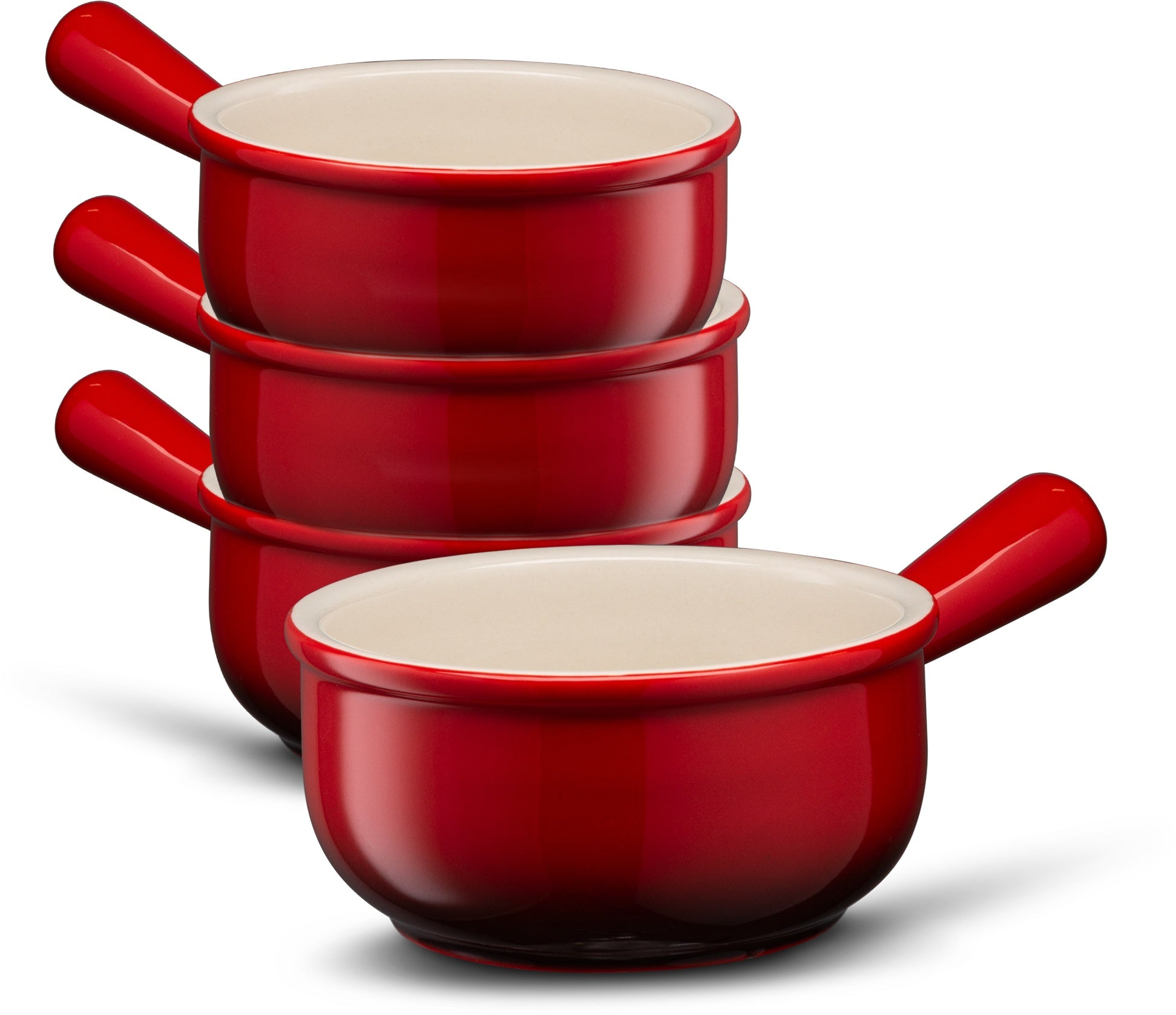 kook-french-onion-soup-crocks-set-of-4-18-oz-ceramic-oven-broiler-safe image 1