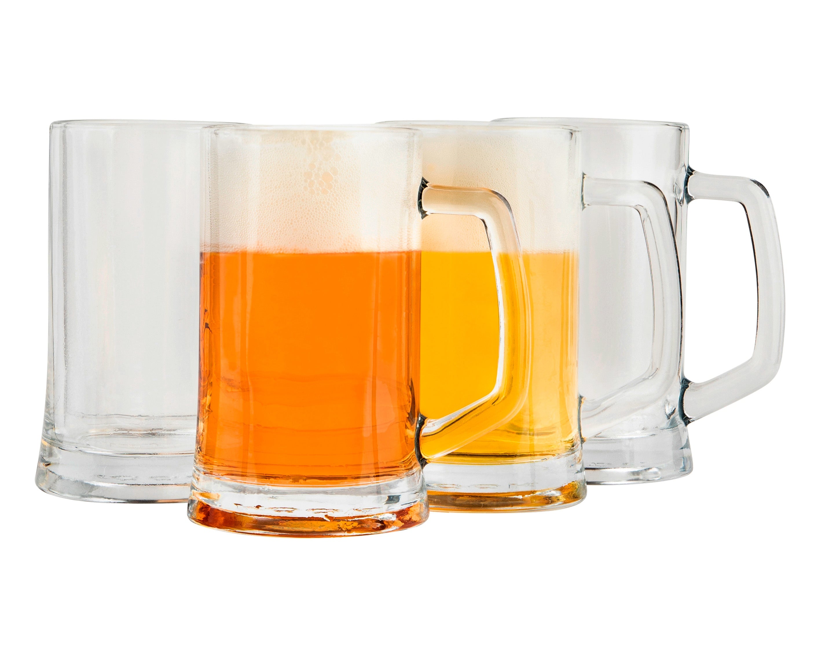 kook-glass-beer-mugs-12-oz-set-of-4-durable-freezer-safe-dishwasher-safe image 2