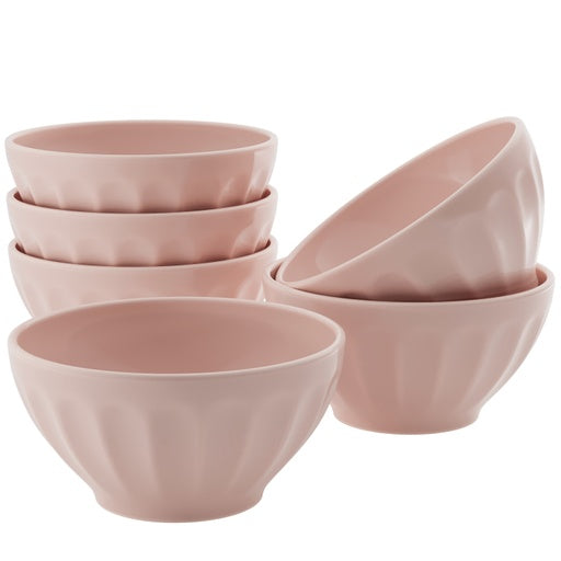 kook-ceramic-cereal-bowls-23-oz-set-of-6-3-colors-microwave-dishwasher-safe image 4