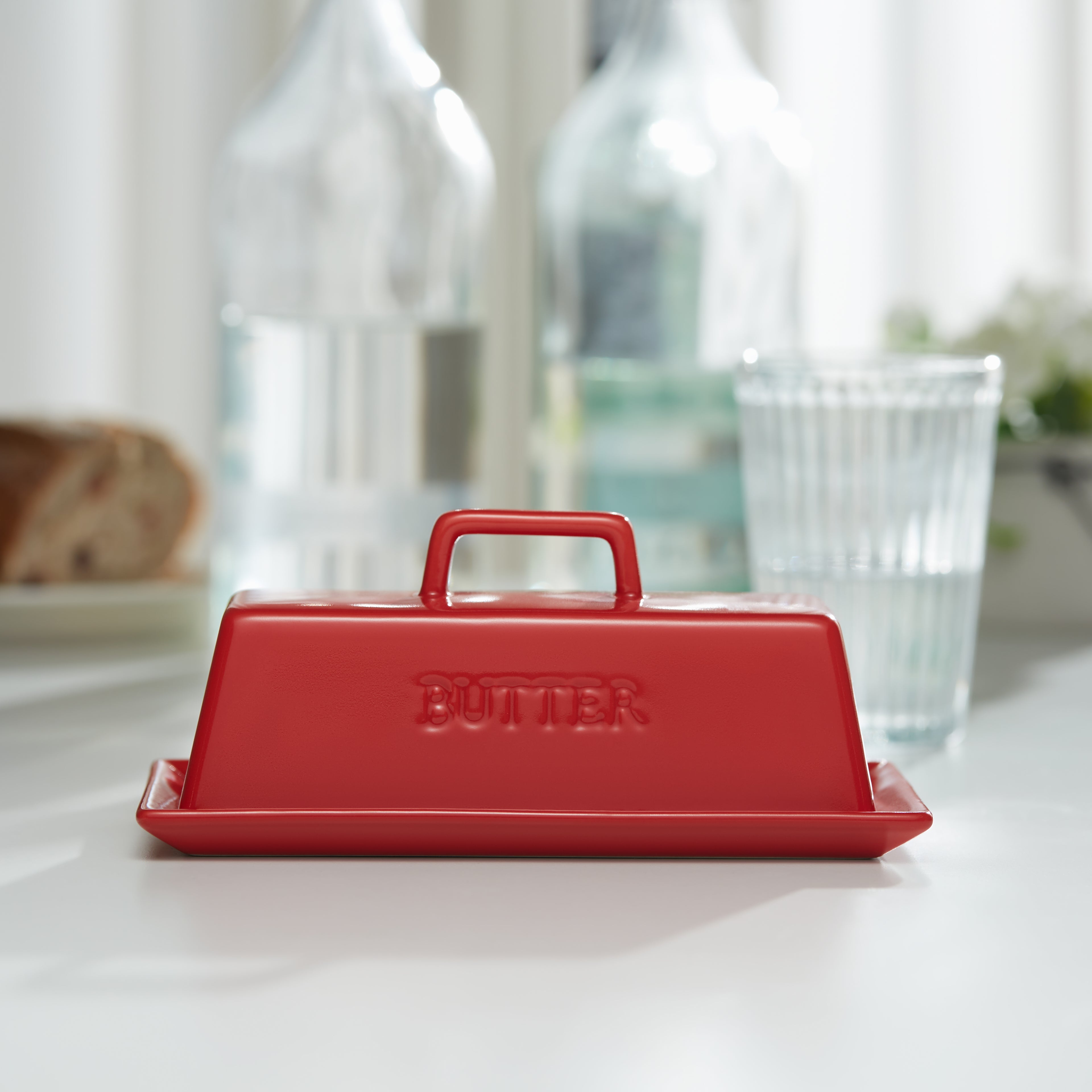 kook-ceramic-butter-dish-with-lid-1-stick-capacity-microwave-dishwasher-safe image 8