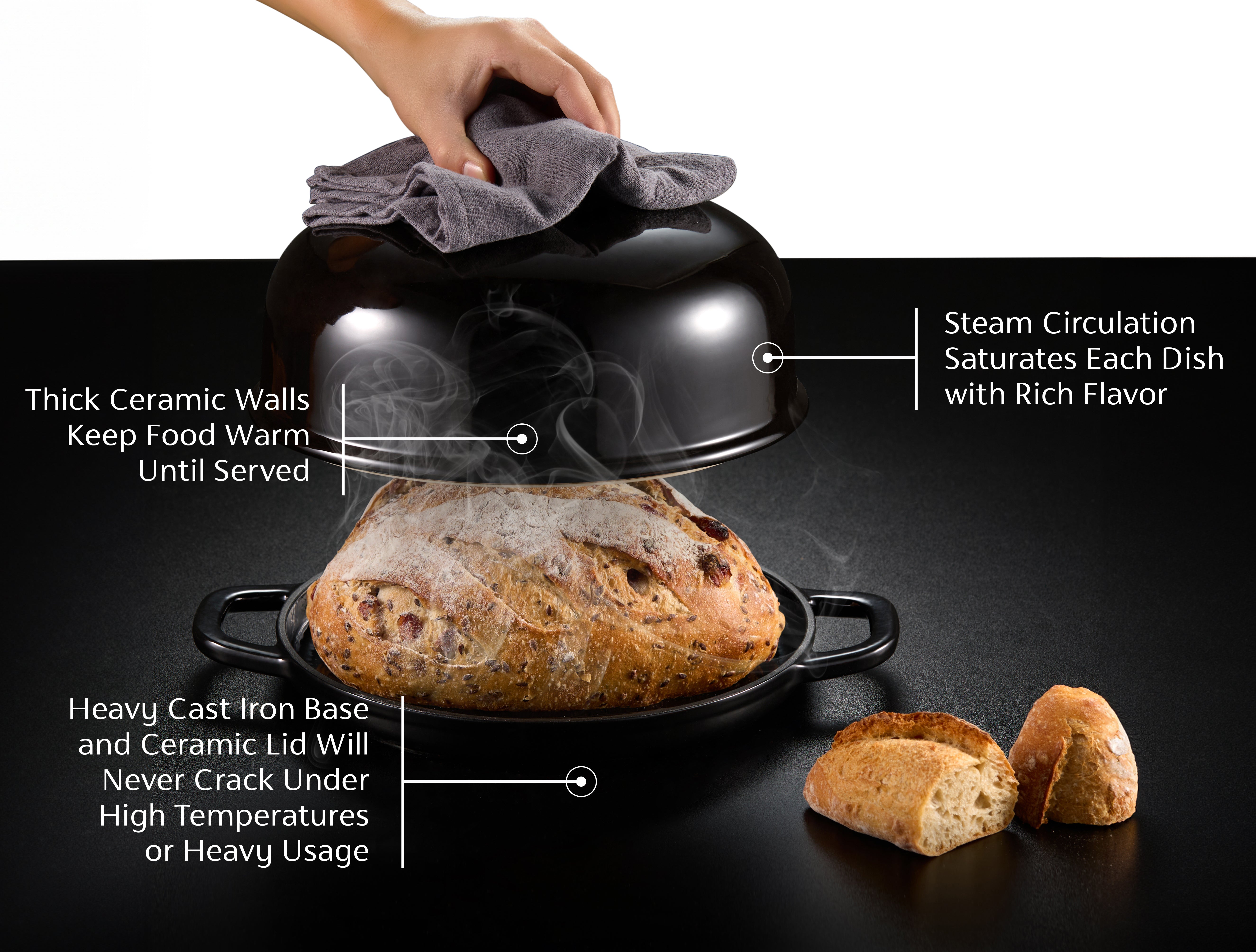 kook-enameled-cast-iron-bread-oven image 2