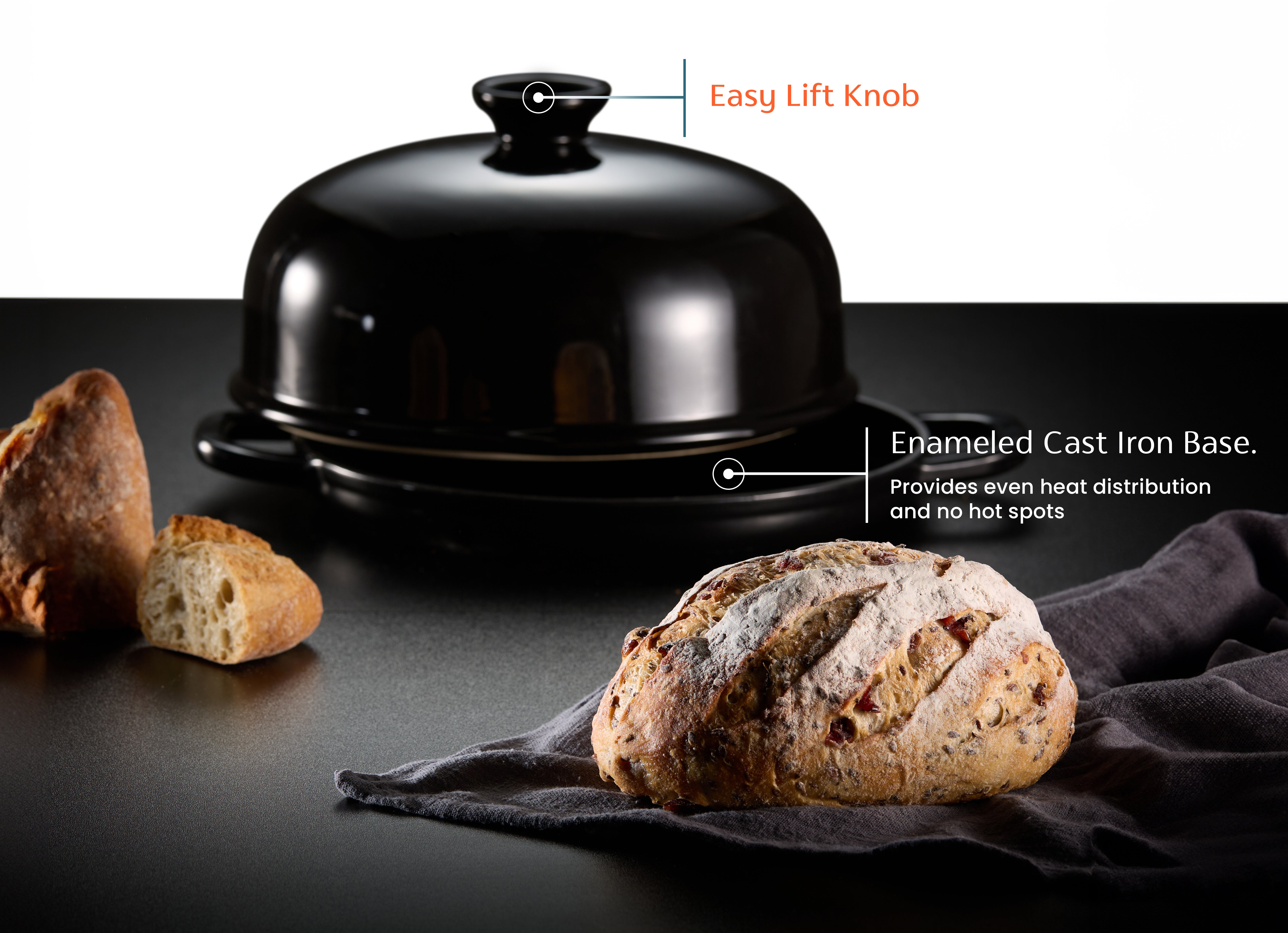 kook-enameled-cast-iron-bread-oven image 4