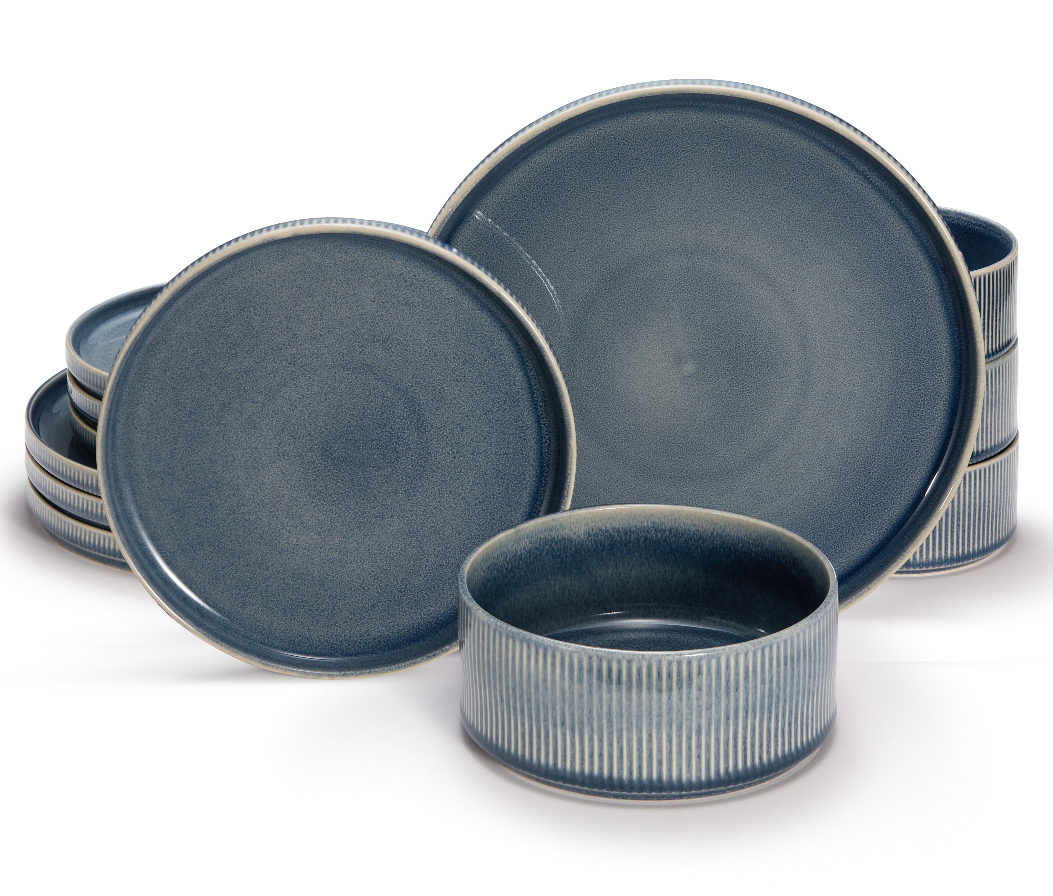 kook-hearthstone-collection-12-piece-ceramic-dinnerware-set-service-for-4 image 5