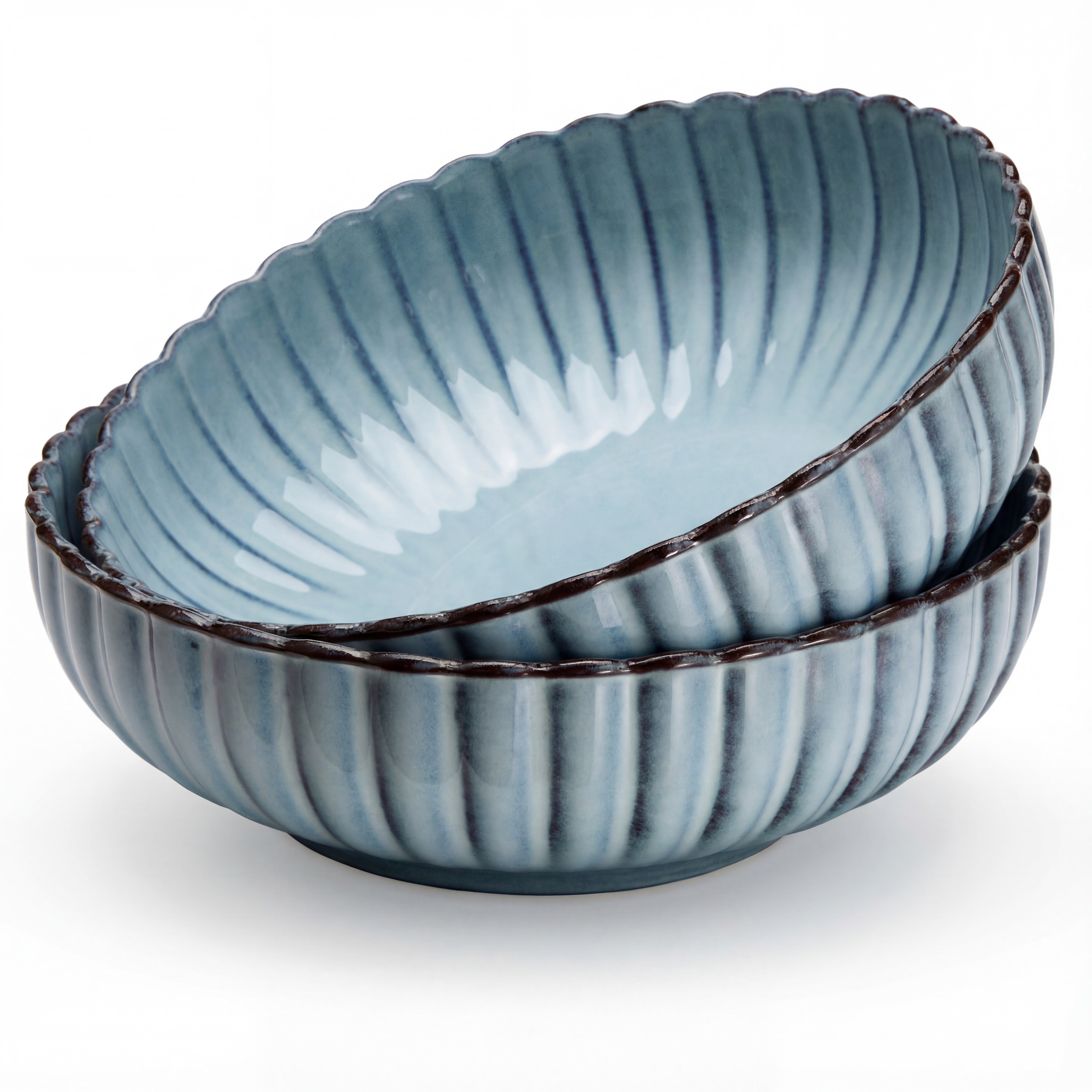 kook-serving-bowls-ombre-blue-70-oz-set-of-2-tidal-collection image 1