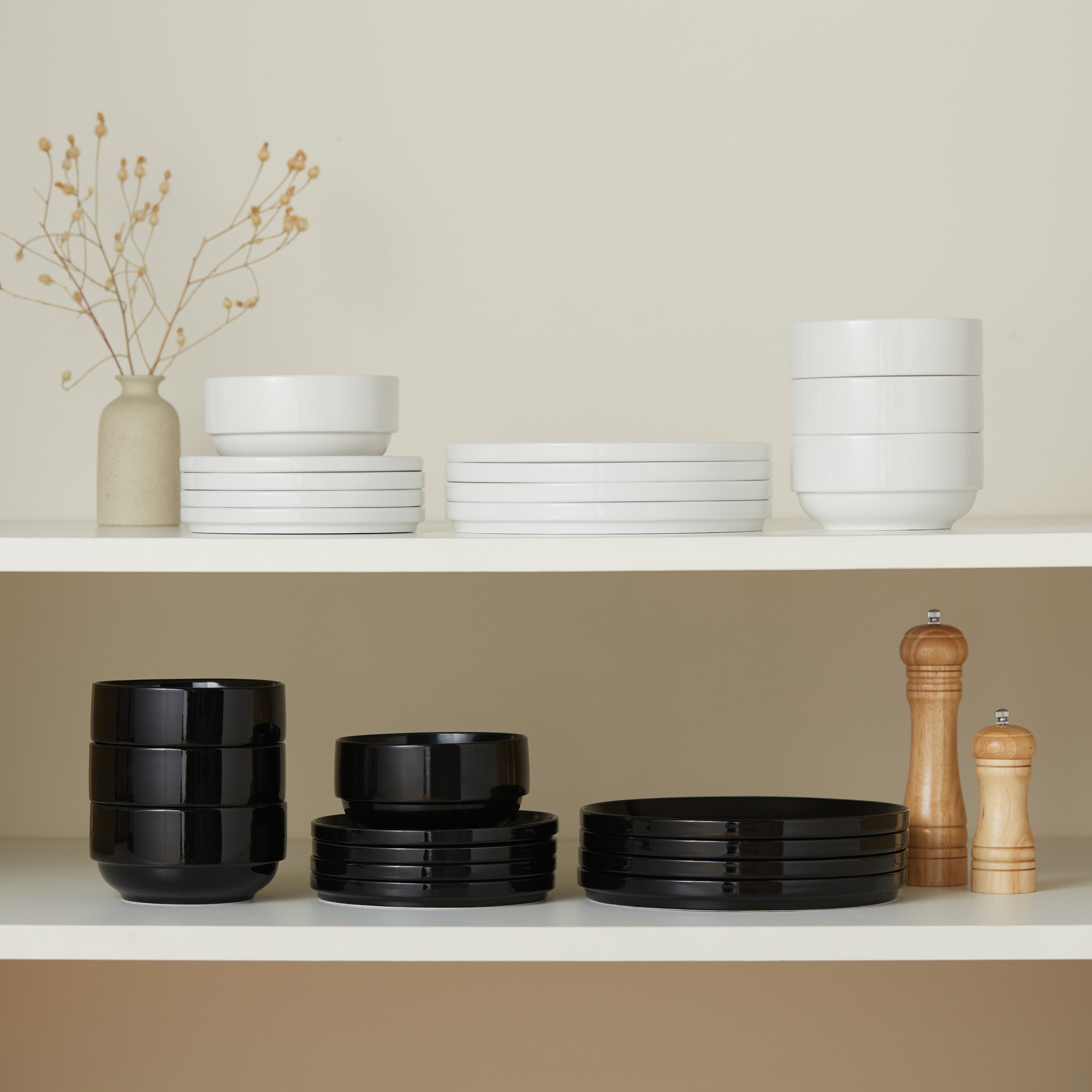 kook-cambridge-classics-12-piece-ceramic-dinnerware-set-service-for-4 image 2