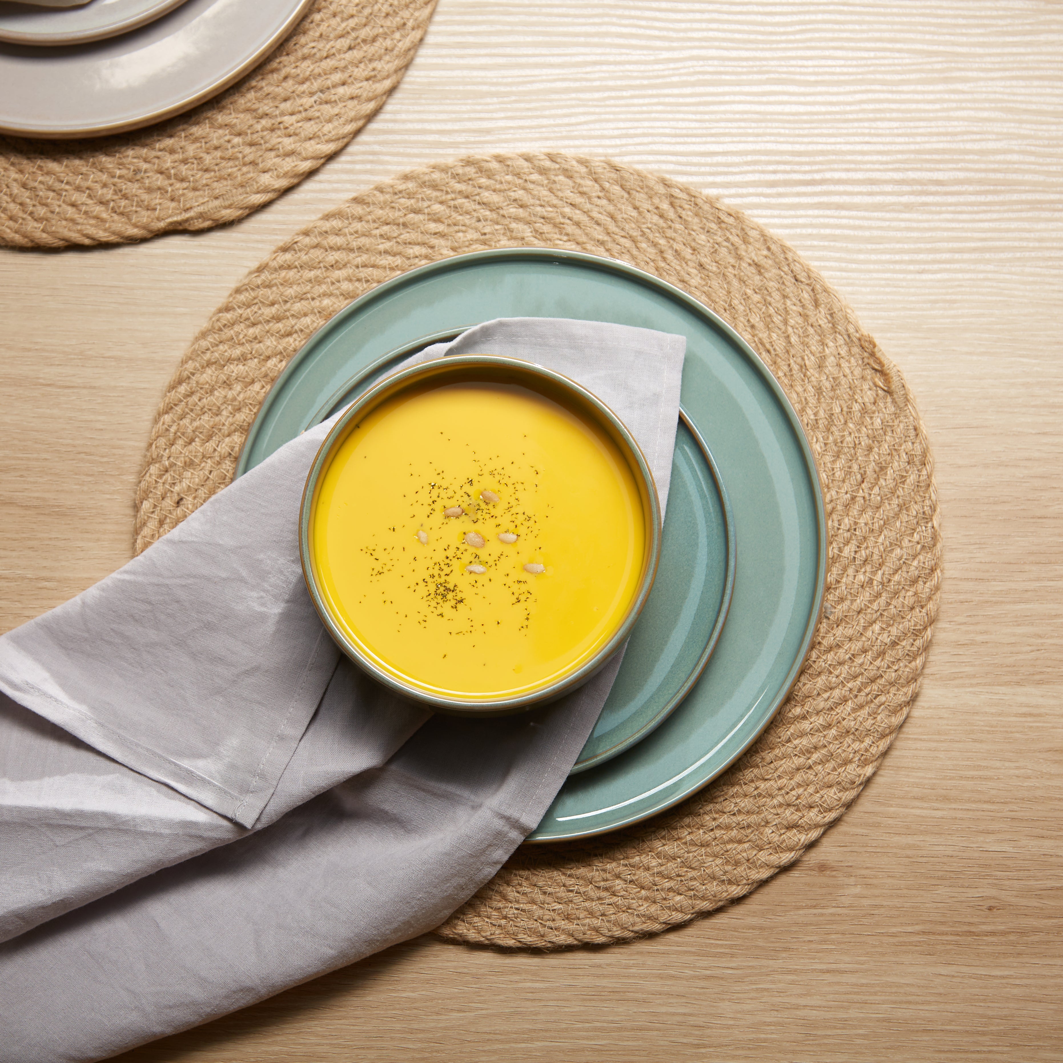 kook-somerset-collection-12-piece-ceramic-dinnerware-set-service-for-4-stoneware image 2