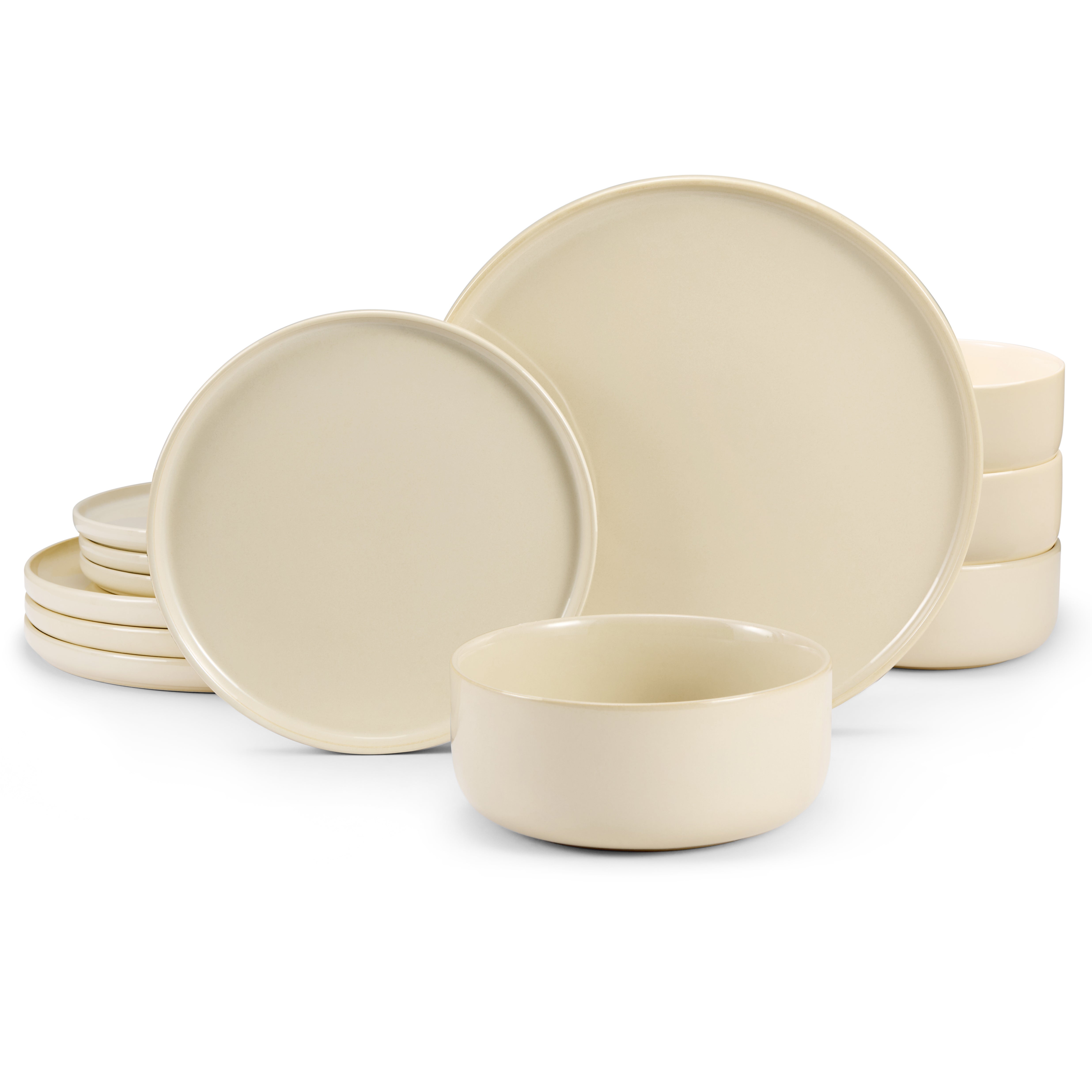 kook-somerset-collection-12-piece-ceramic-dinnerware-set-service-for-4-stoneware image 5