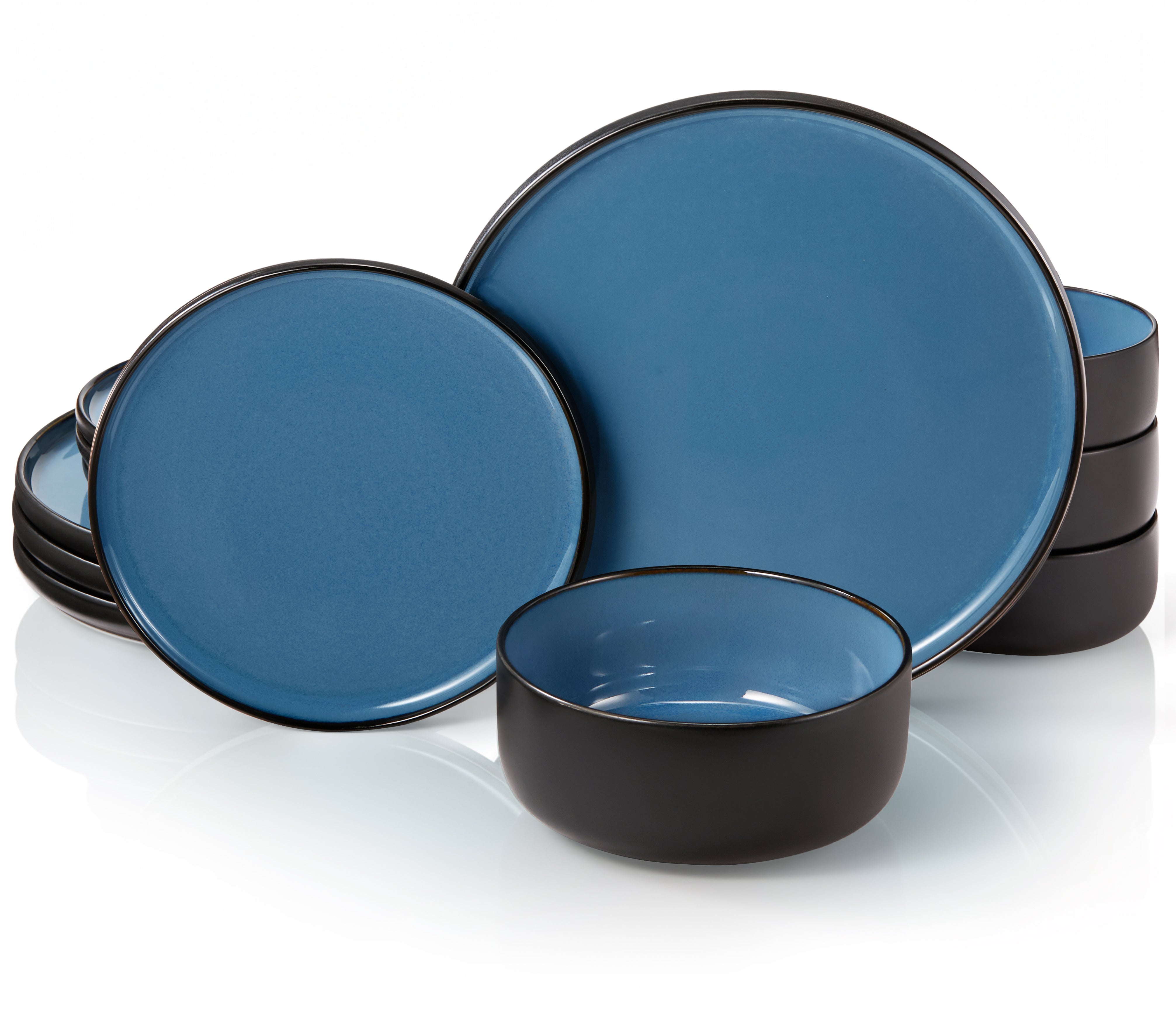 kook-somerset-collection-12-piece-ceramic-dinnerware-set-service-for-4-stoneware image 7