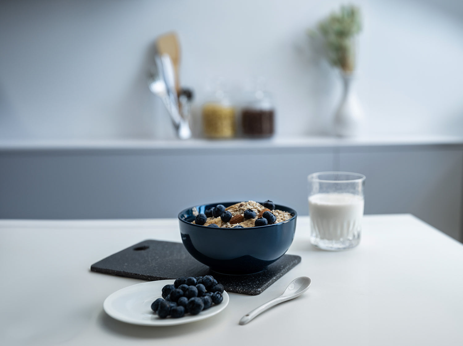 kook-20-oz-ceramic-cereal-bowls-set-of-6-snow-white-deep-durable image 8