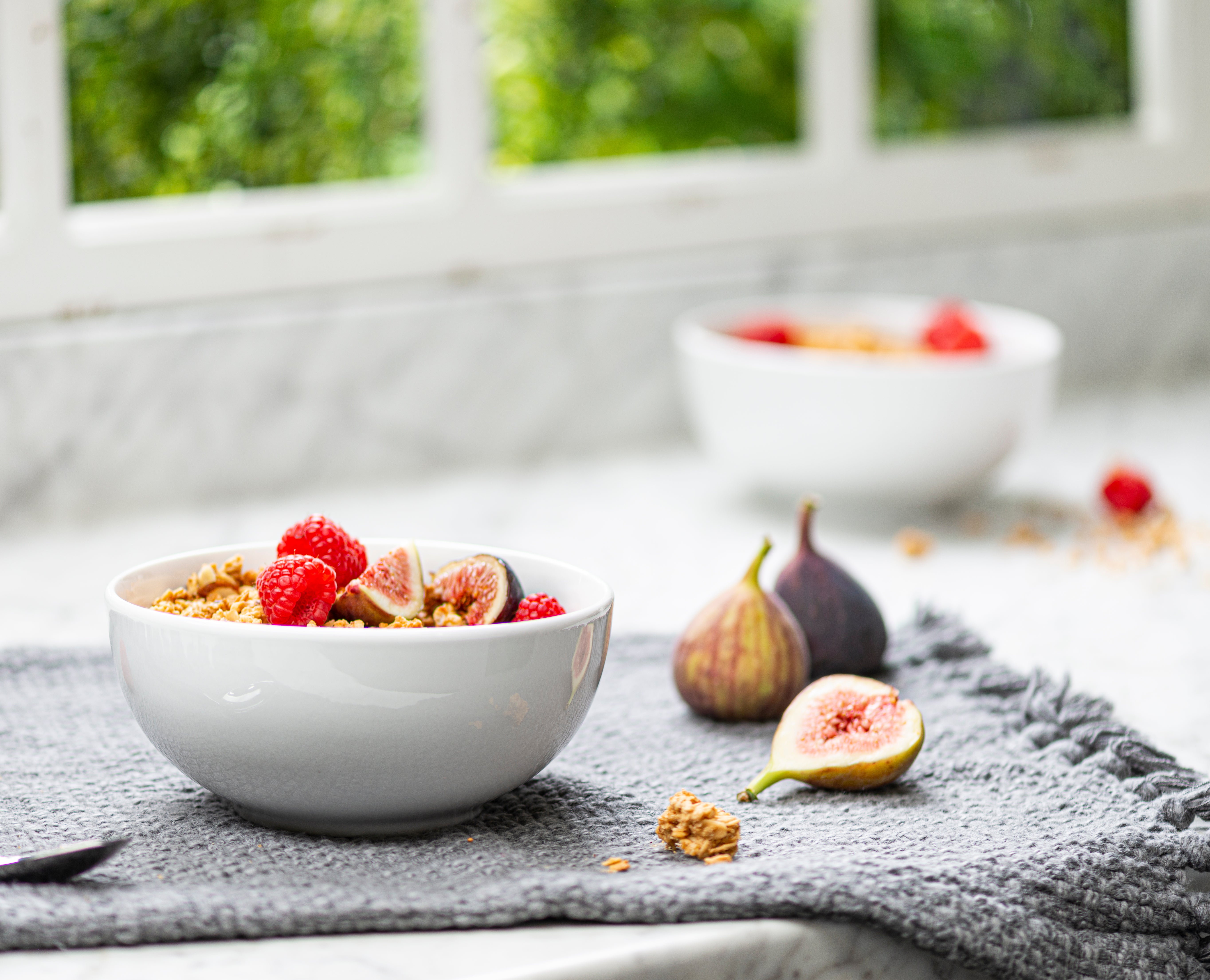 kook-20-oz-ceramic-cereal-bowls-set-of-6-snow-white-deep-durable image 5