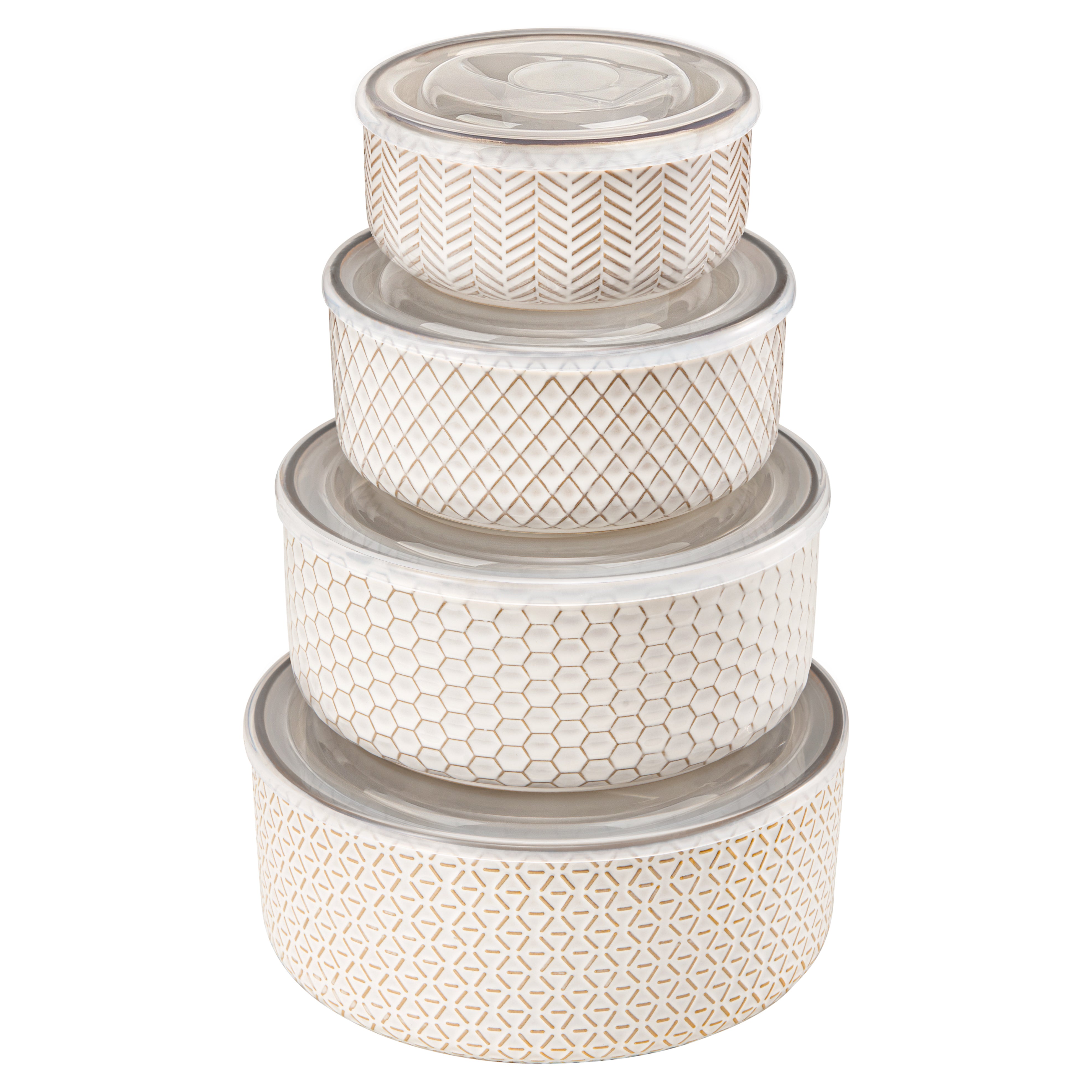 kook-nesting-bowls-with-lids-set-of-4-narbonne-collection-16-29-47-70-oz image 2