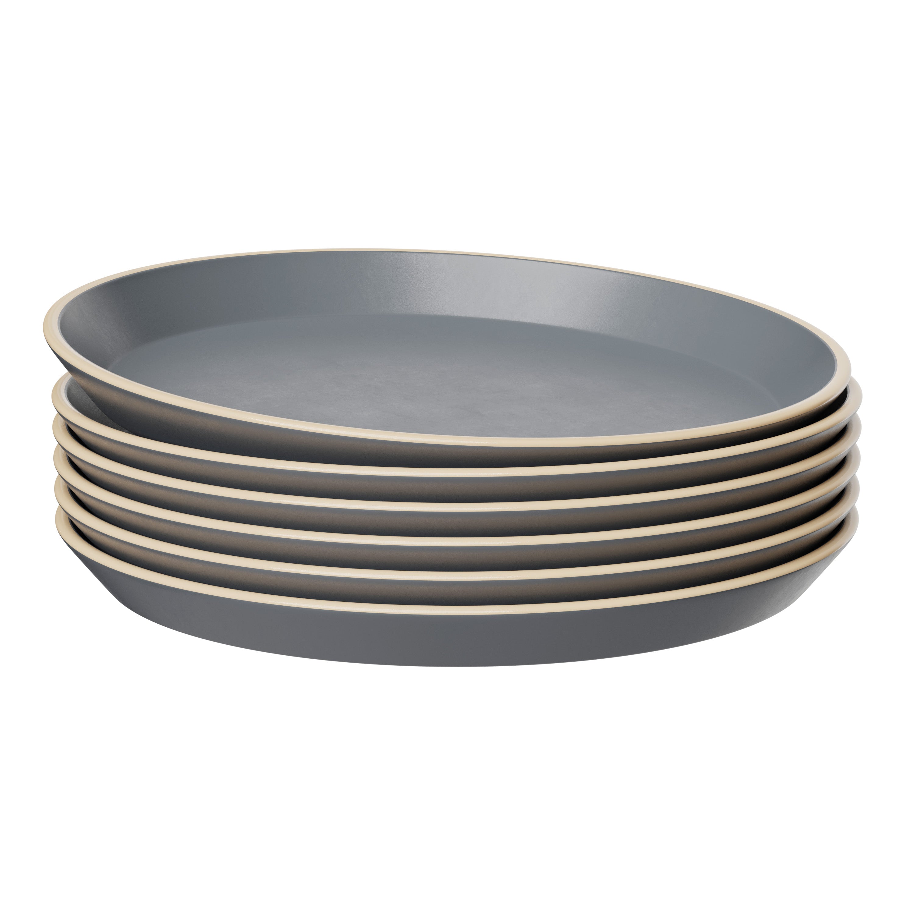 kook-ceramic-salad-plates-7-5-inch-set-of-6-nordic-collection image 4