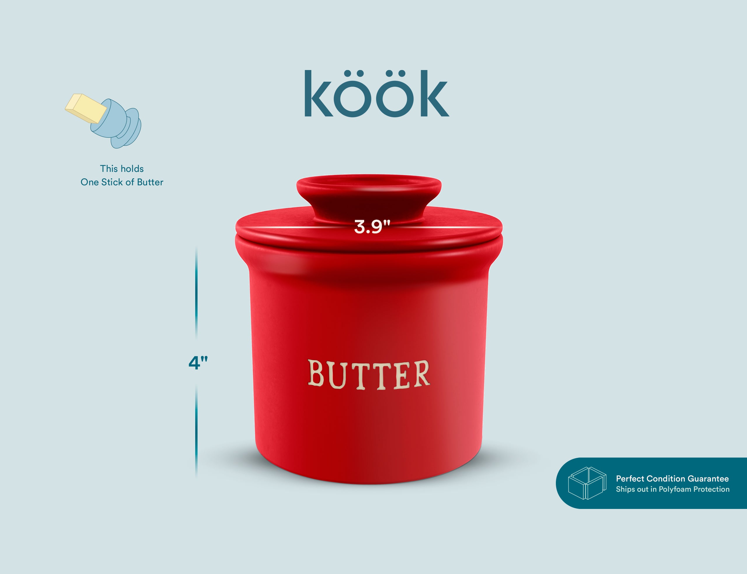 kook-butter-keeper-dish-farmhouse-collection image 5