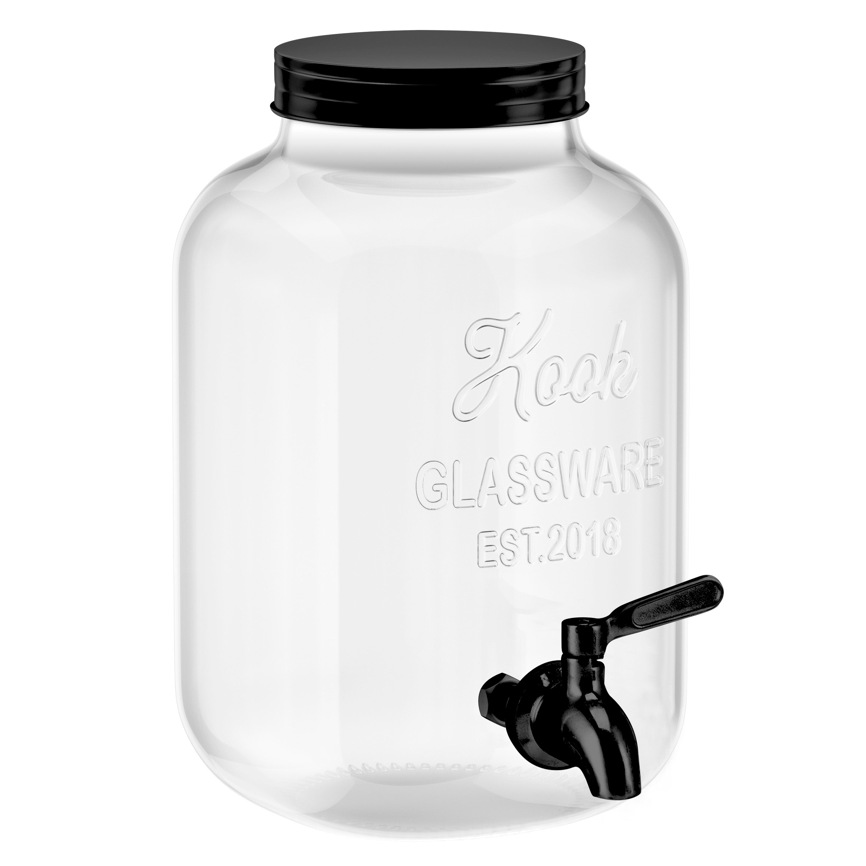 kook-glass-beverage-dispenser-1-gallon-with-stainless-steel-spigot image 8