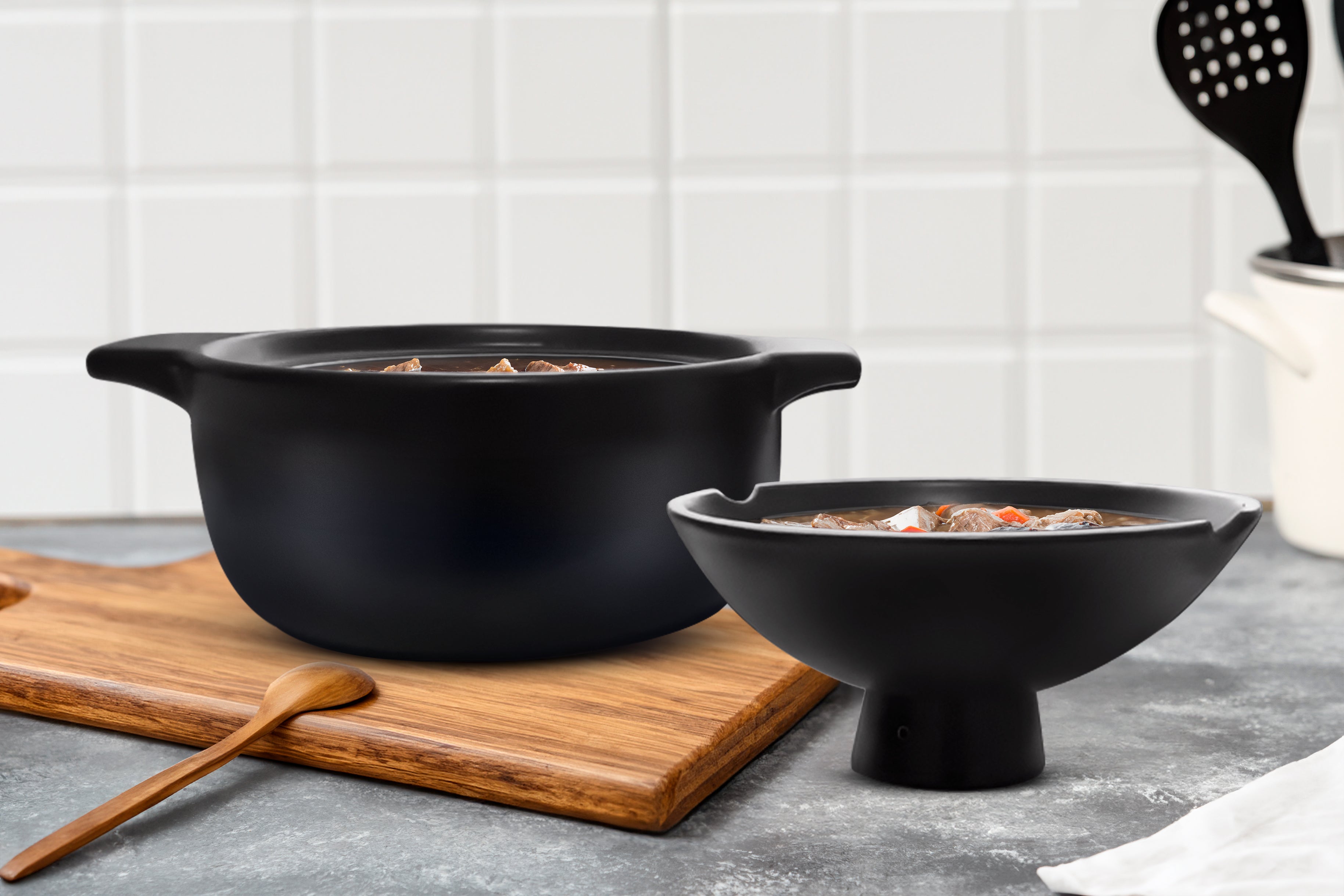 kook-korean-dolsot-pot-stoneware-traditional-bibimbap-stew-pot-even-heating-stov image 6