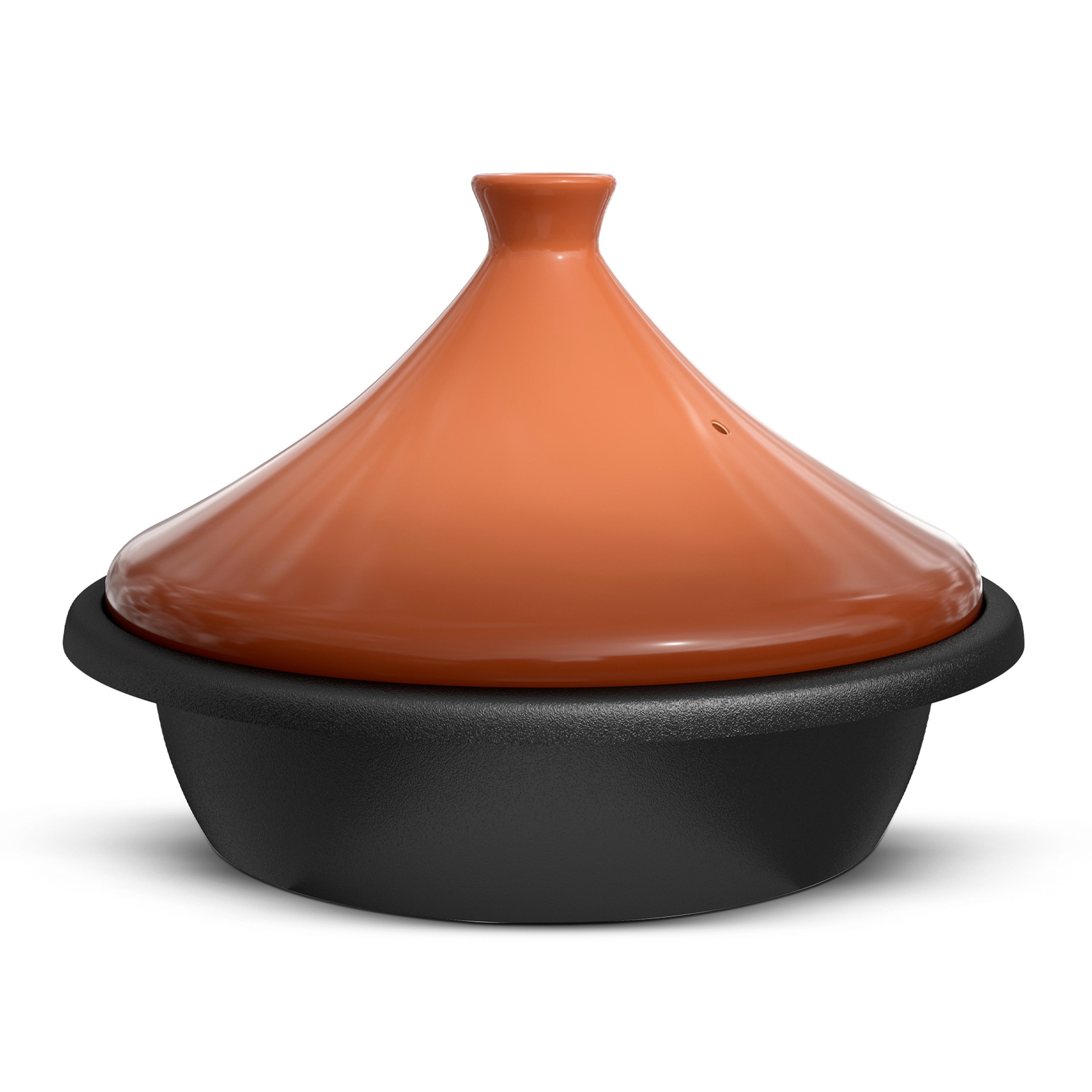 kook-moroccan-tagine-cast-iron-3-3-qt-enameled-cast-iron-base-with-ceramic-lid image 4