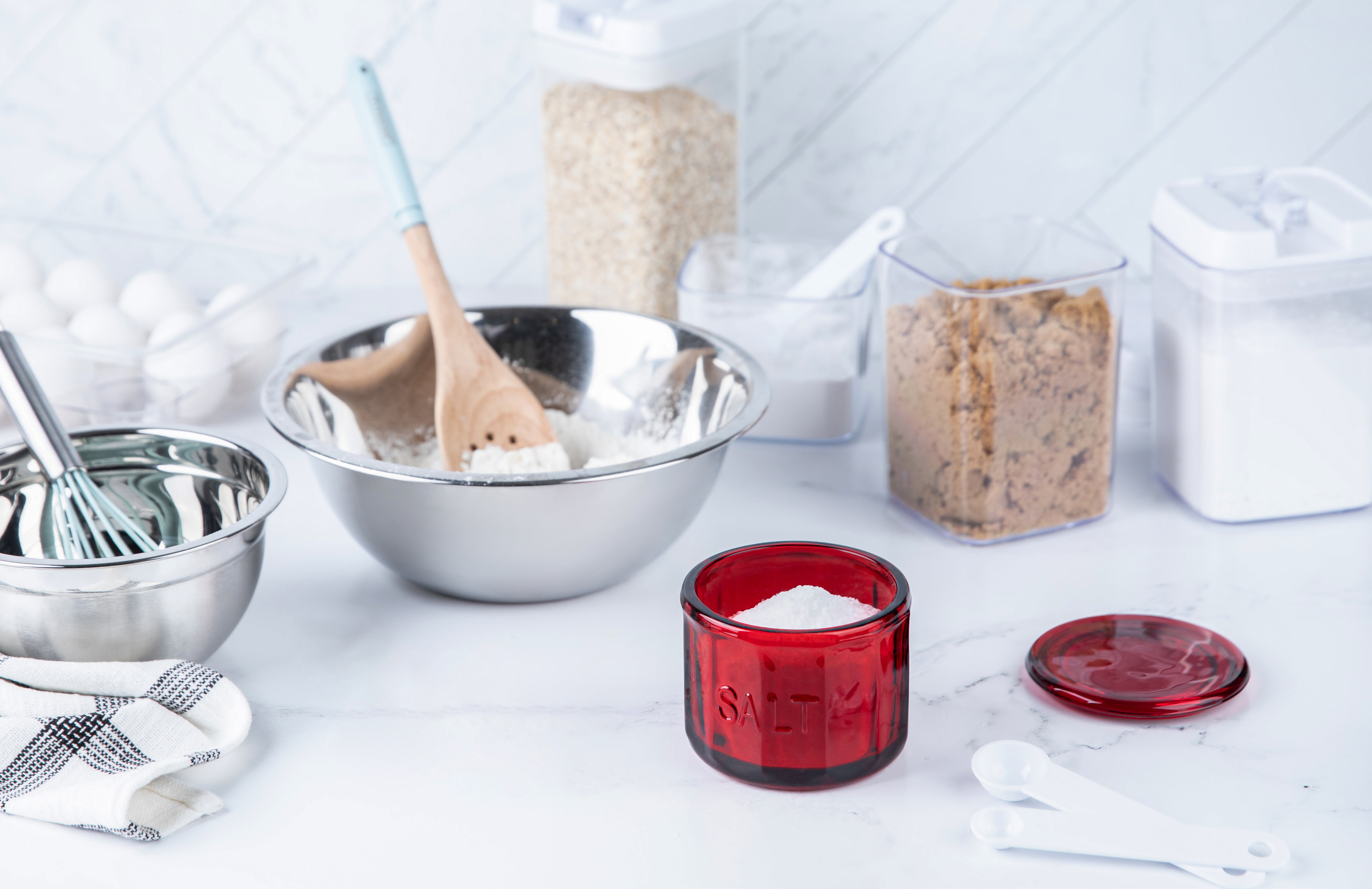 kook-round-glass-salt-cellar-with-lid-10-oz-embossed-design image 7