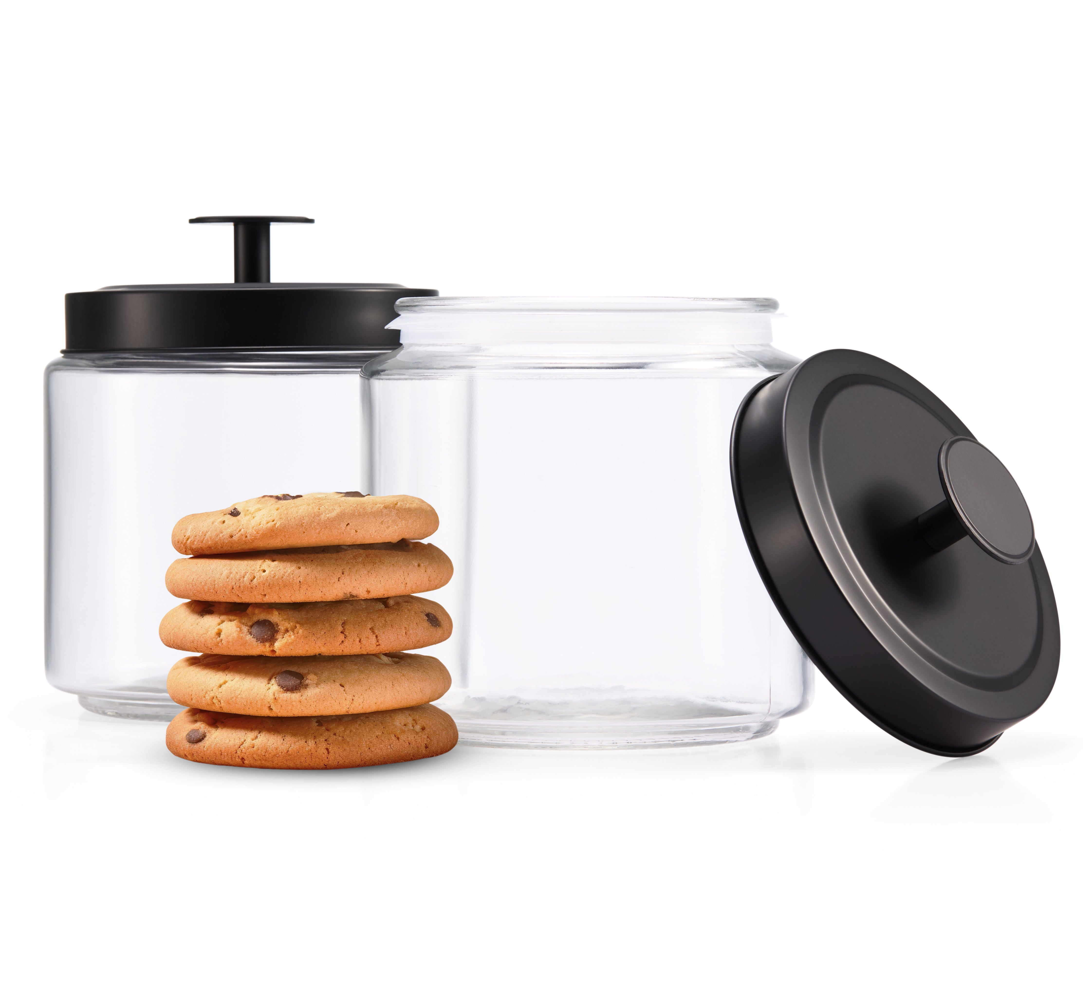 kook-glass-kitchen-canisters-set-of-2-3-7-liter-capacity-each image 4