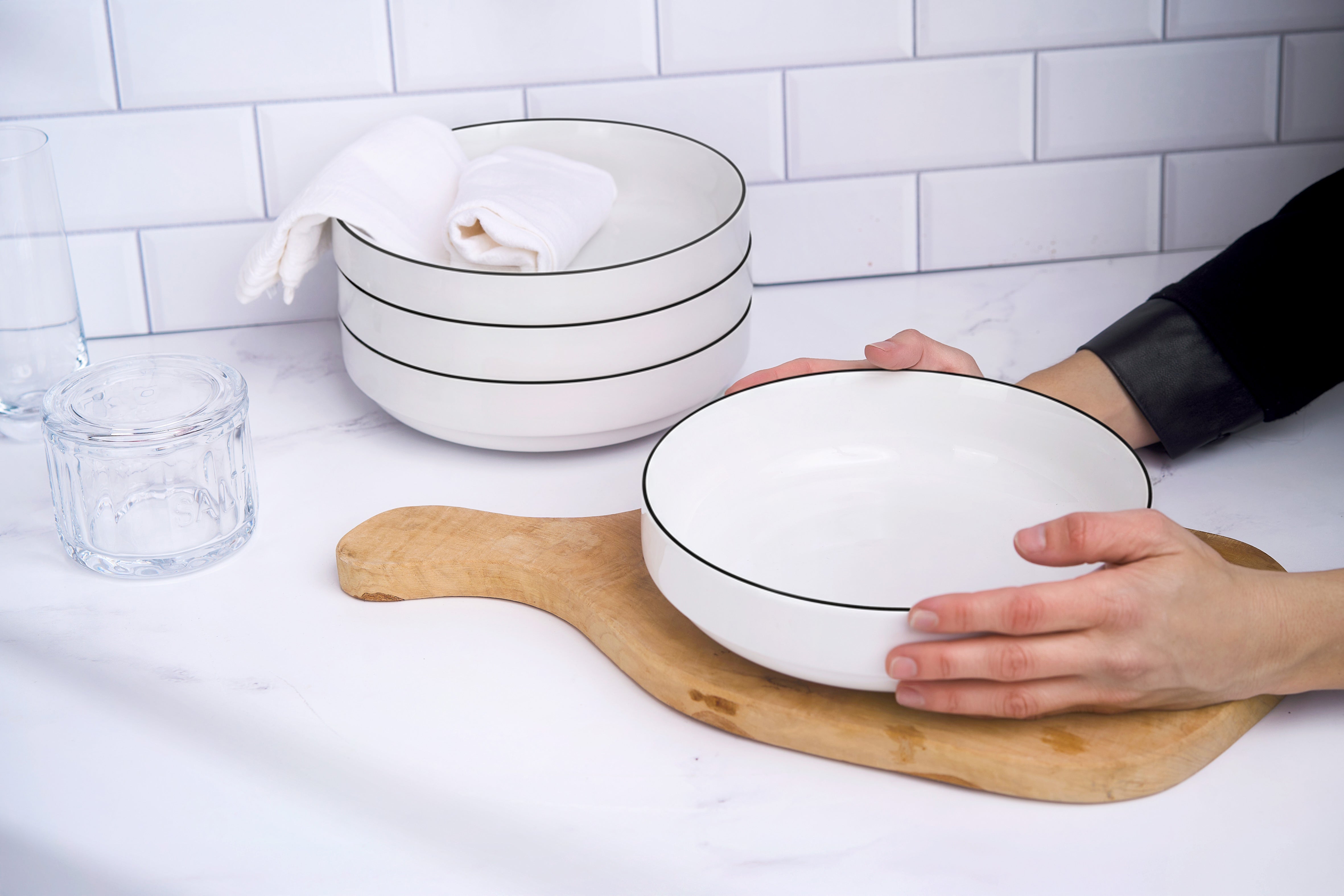 kook-ceramic-pasta-bowls-47-oz-set-of-4 image 8